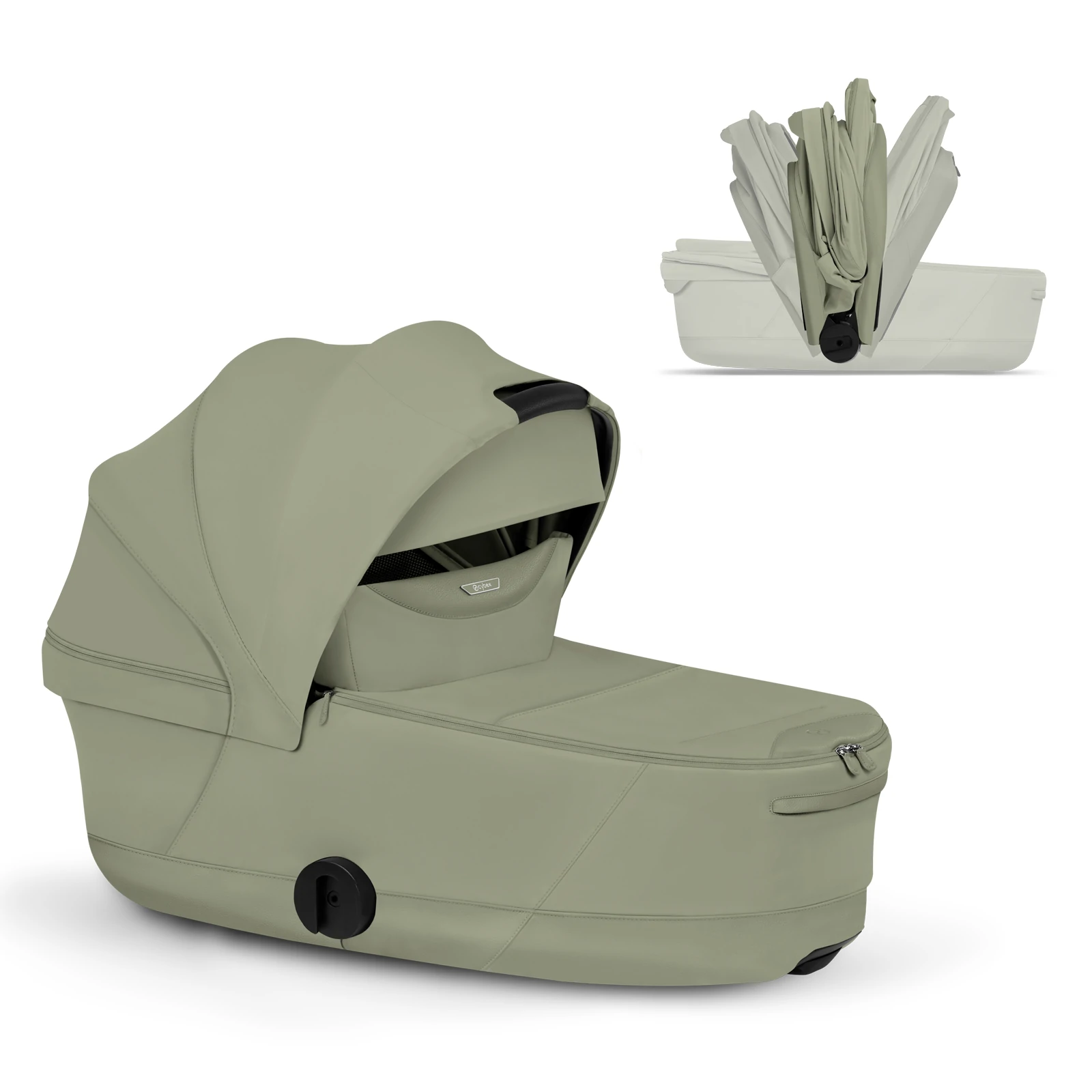 Cybex Priam 5.0 - wózek 4w1 | Sage Green - Matt Black (Style)