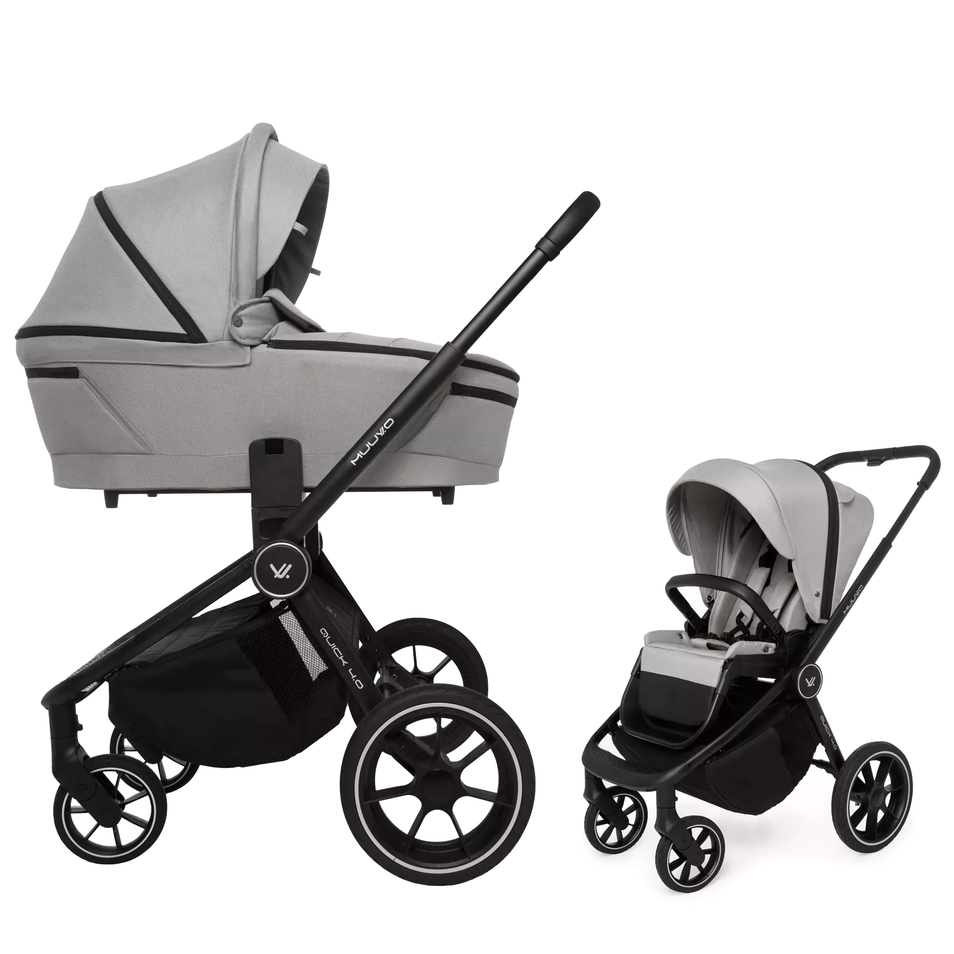 Muuvo Quick 4.0 +GRATIS - 3w1 | Steel Grey