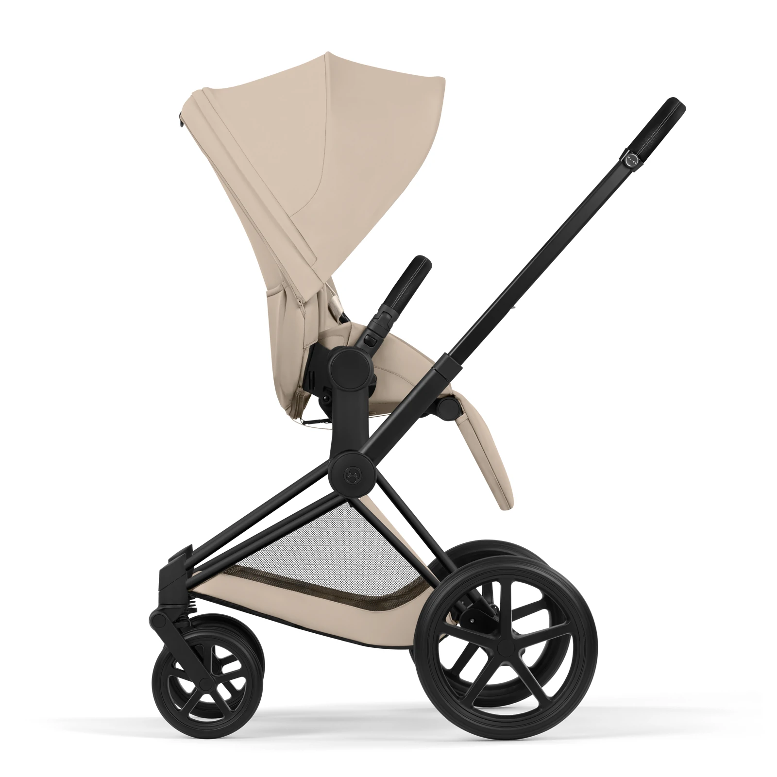 Cybex Priam 5.0 - wózek 4w1 | Cozy Beige - Matt Black (Comfort)