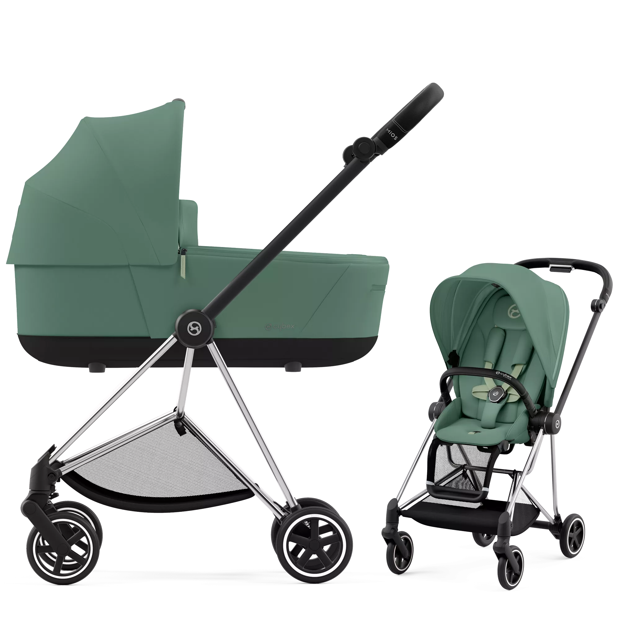 Cybex Mios 3.0 - 2w1 | Leaf Green (Chrome Black Frame)