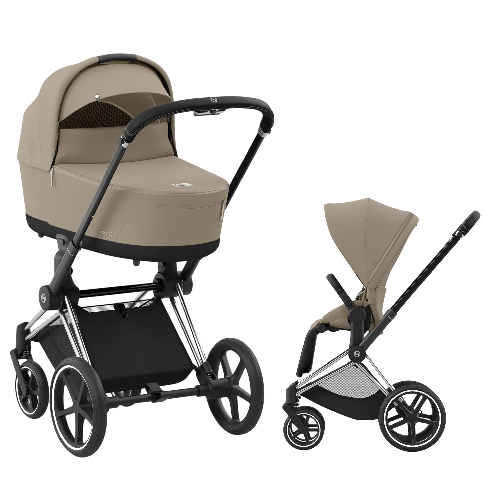 Cybex Priam 4.0 - 2w1 | Cozy Beige (Chrome Black Frame) | OKAZJA