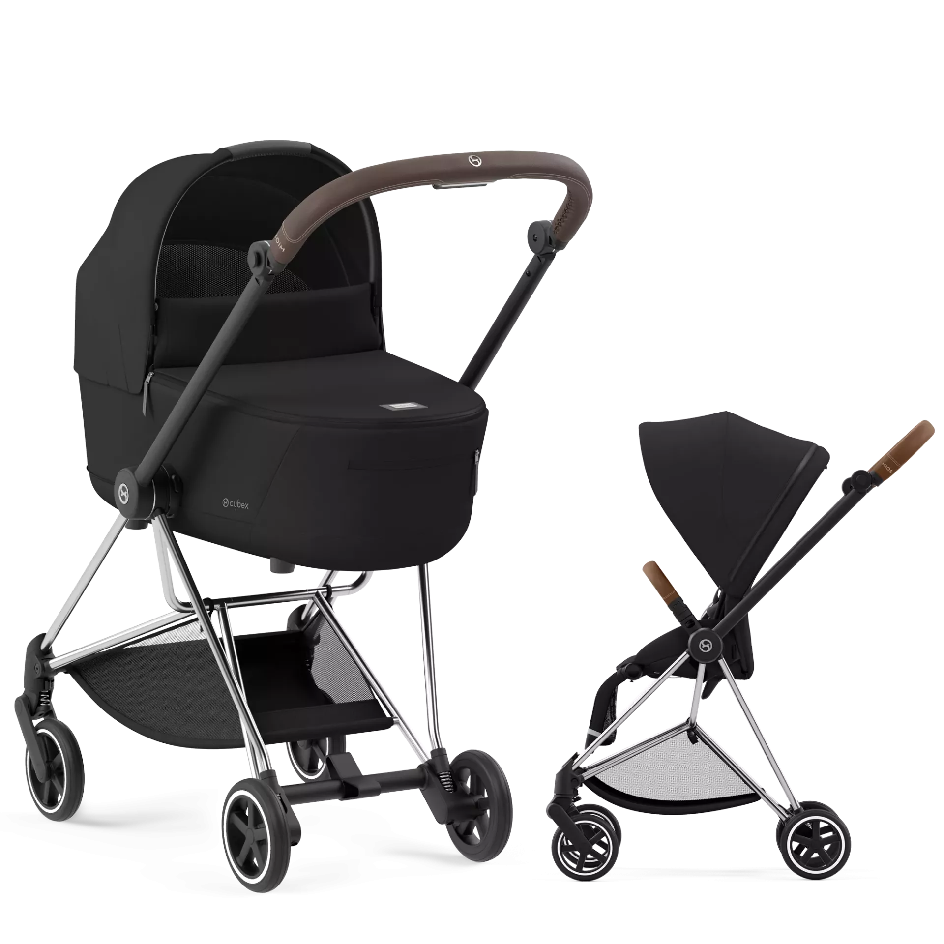 Cybex Mios 3.0 - 2w1 | Sepia Black (Chrome Brown Frame)