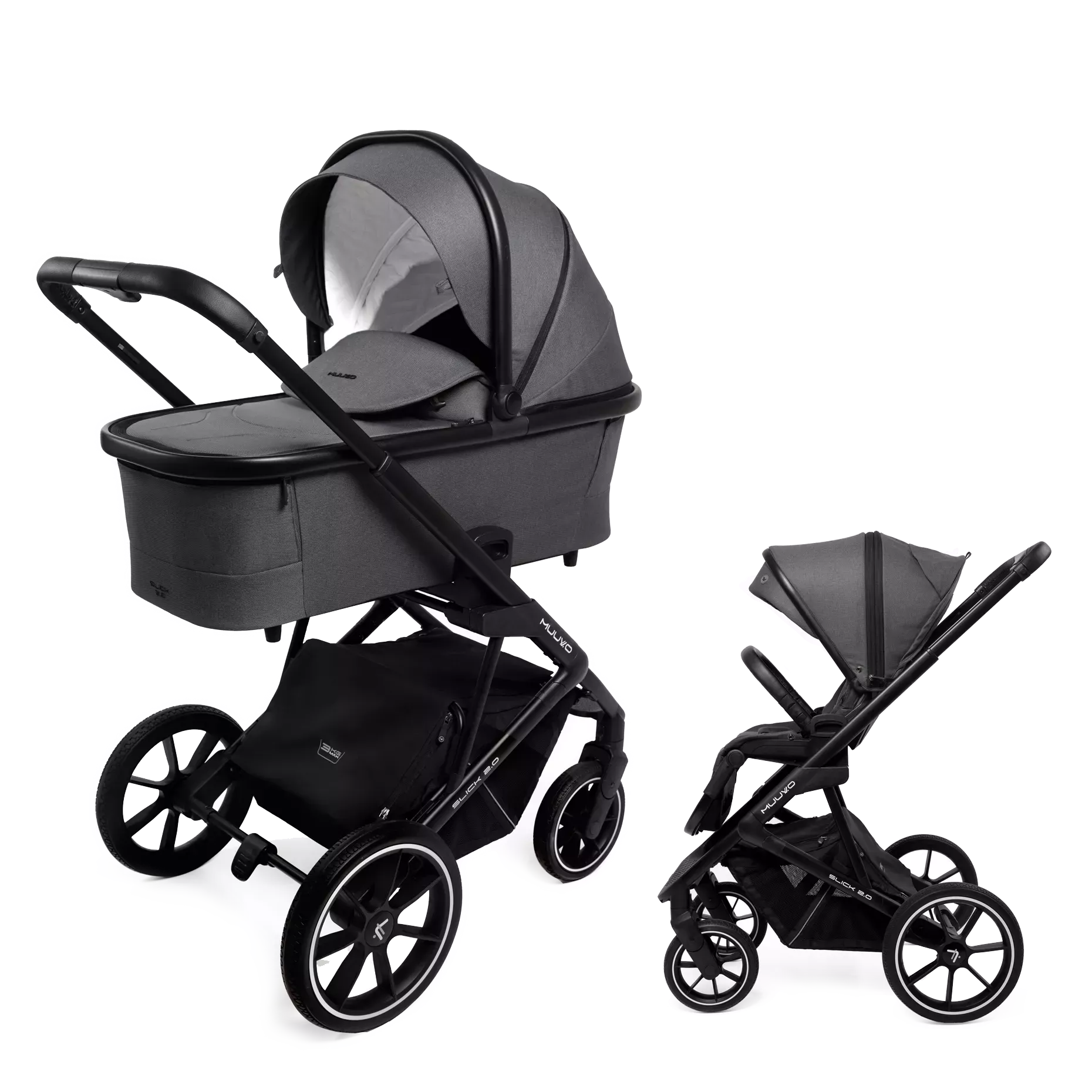 Muuvo Slick 2.0 +GRATIS - 2w1 | Iron Graphite