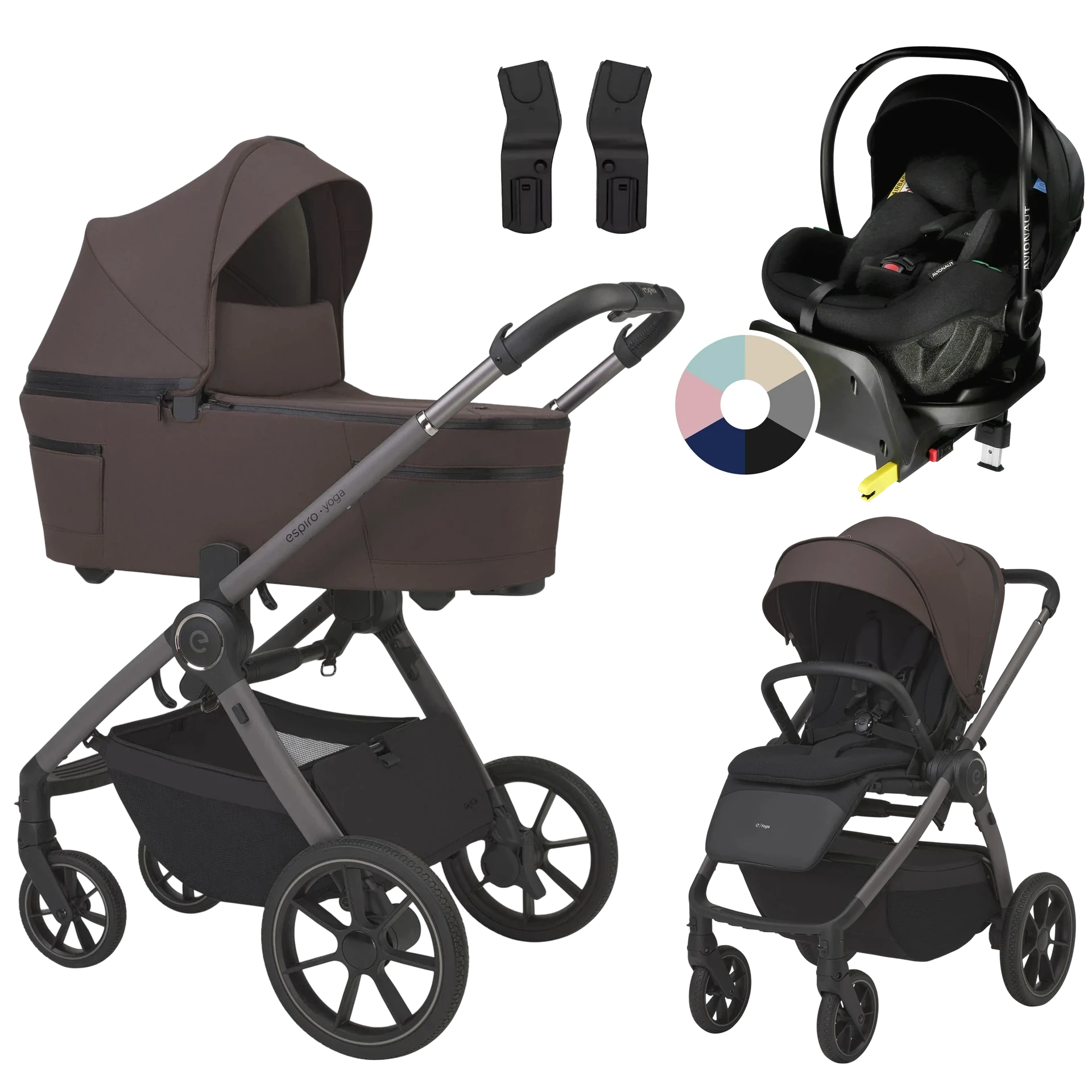 Espiro Yoga 2025 + Avionaut Pixel Pro 2.0 C + baza +GRATIS - 4w1 | 208 Essence Of Chocolate