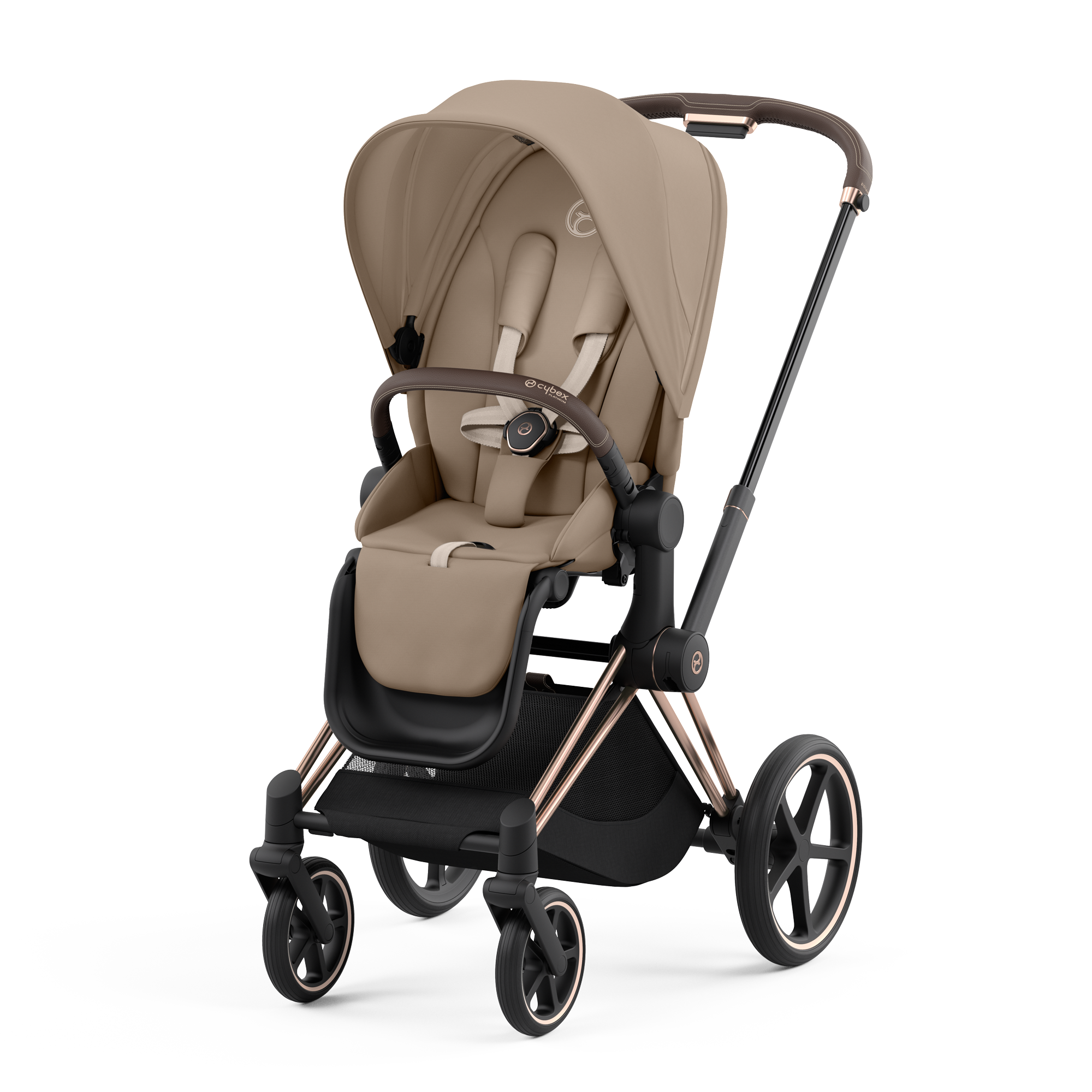 Cybex Priam 4.0 - 2w1 | Cozy Beige (Rosegold Frame) Cybex Priam 4.0 - 2w1 | Cozy Beige (Rosegold Frame)