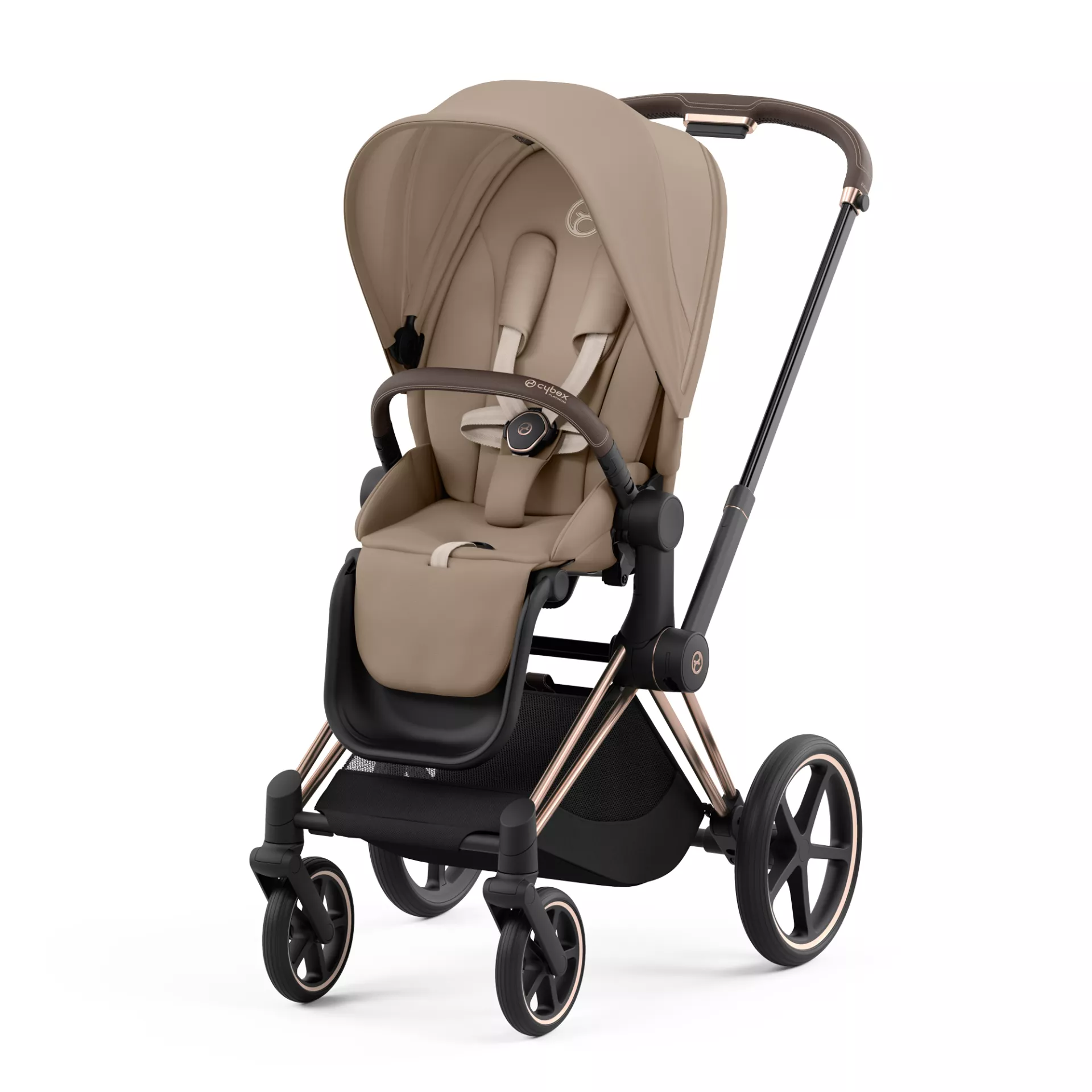 Cybex Priam 4.0 - 2w1 | Cozy Beige (Rosegold Frame) Cybex Priam 4.0 - 2w1 | Cozy Beige (Rosegold Frame)