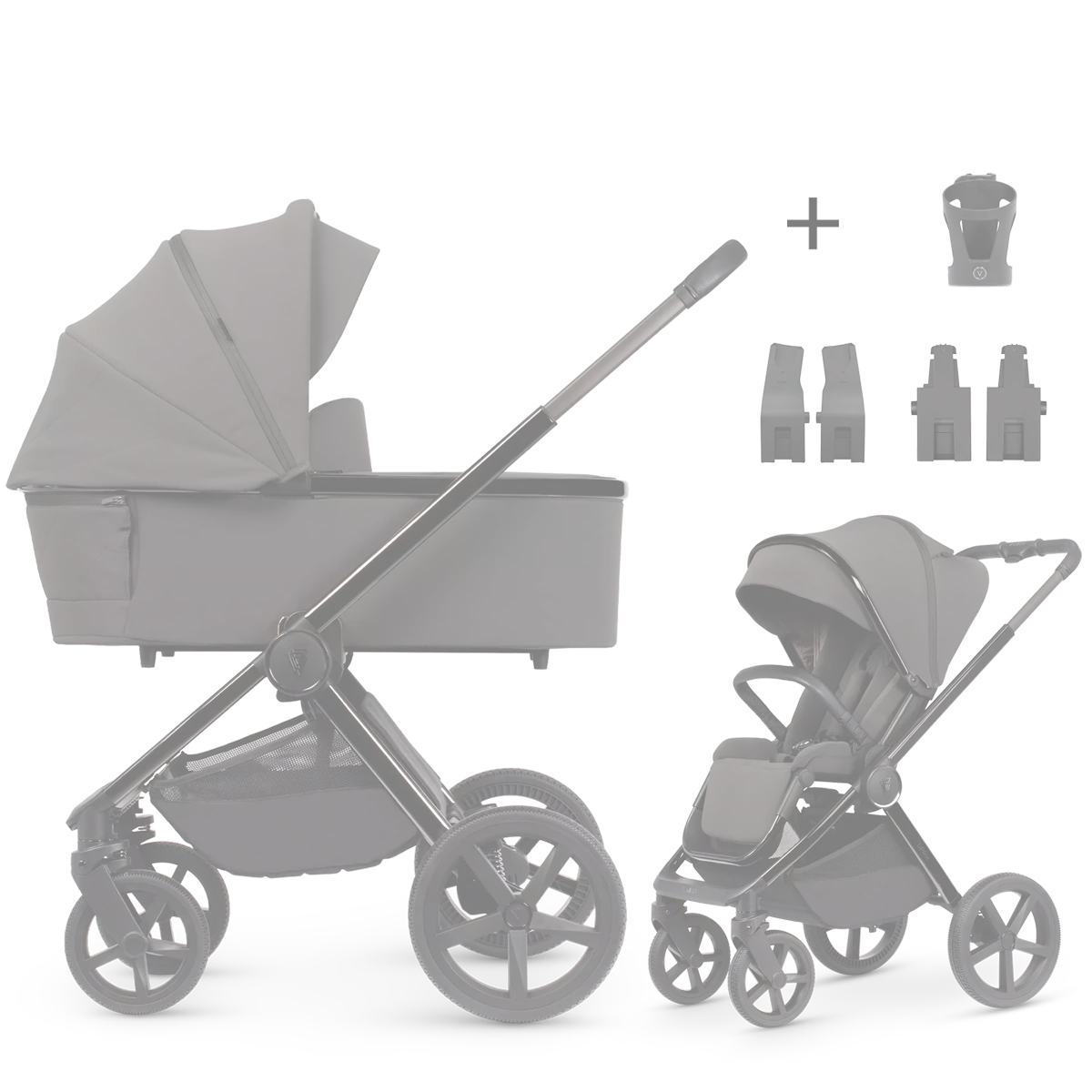 Venicci Tinum Upline SE +AKCESORIA - 2w1 | Lava