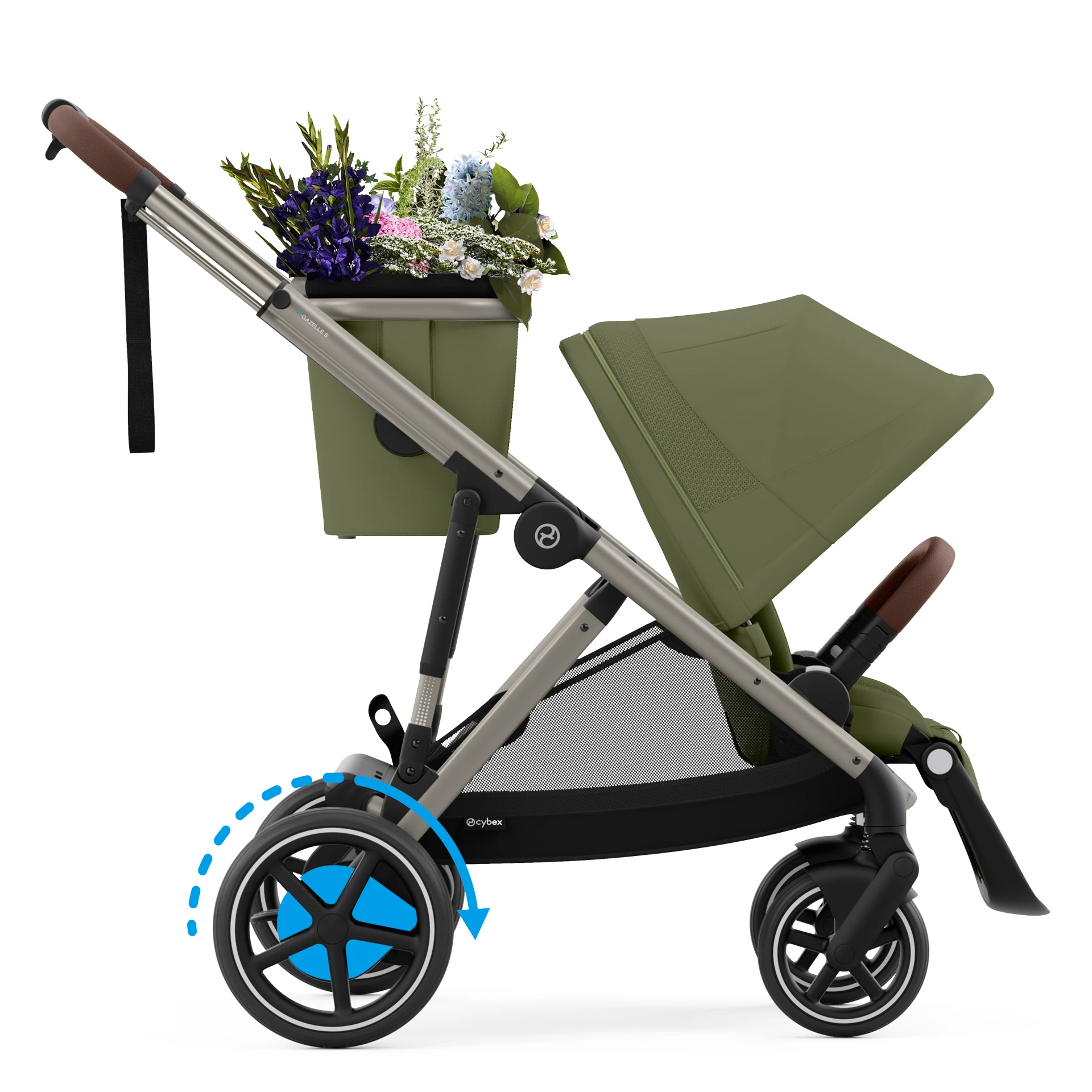 Cybex e-Gazelle S Duo | Moss Green Cybex e-Gazelle S Duo | Moss Green