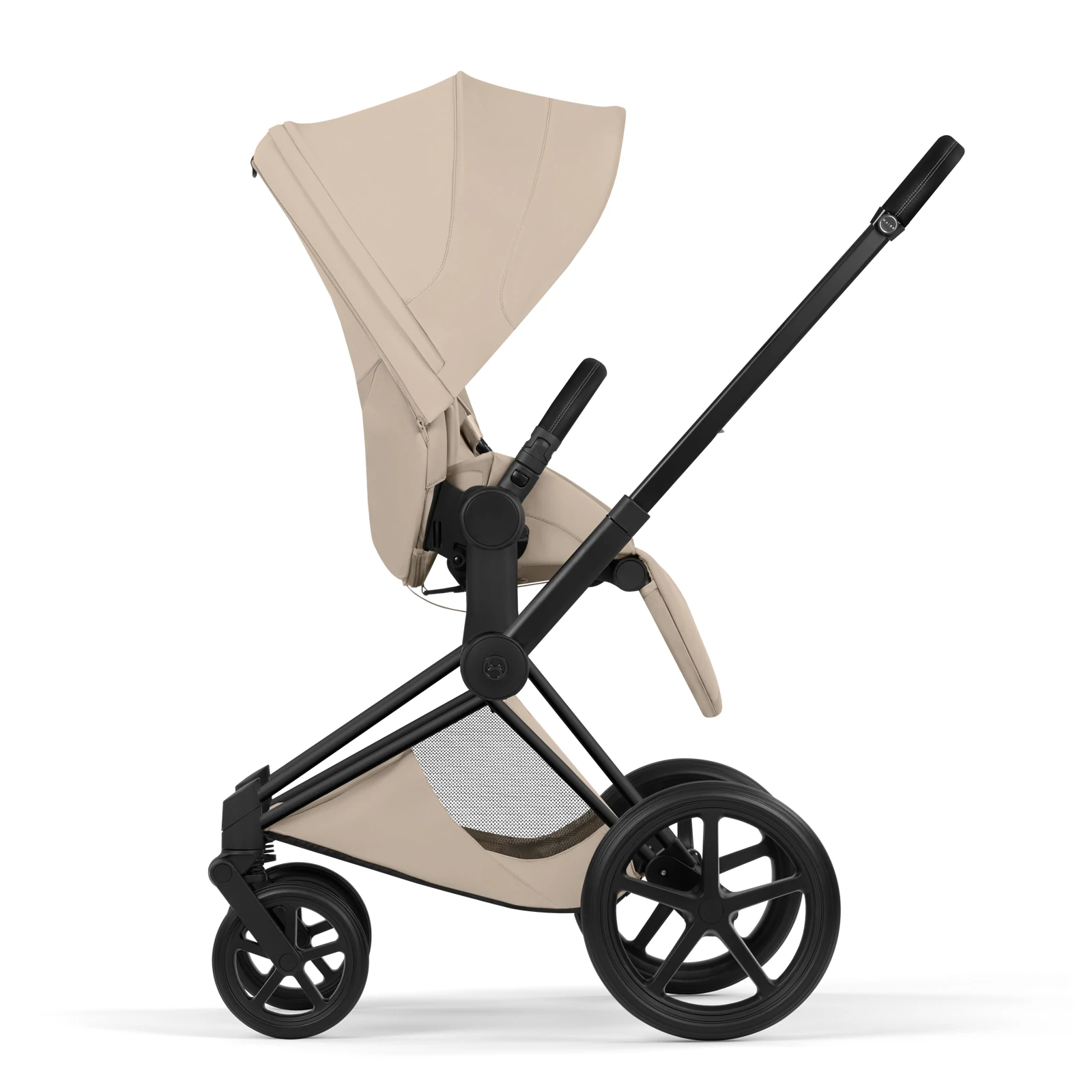 Cybex Priam 5.0 - wózek 4w1 | Cozy Beige - Matt Black (Style)