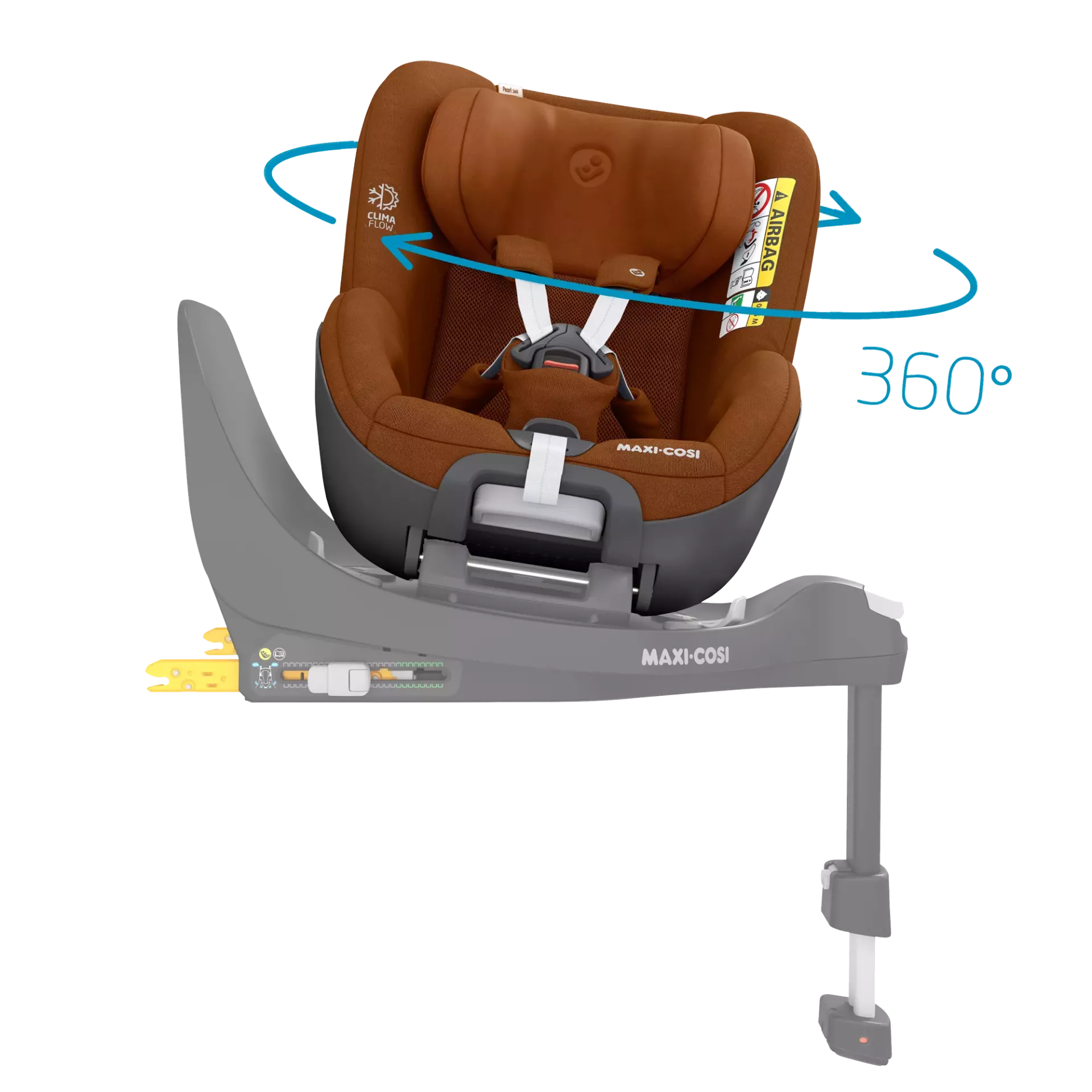 Maxi-Cosi Pearl 360 | Authentic Cognac