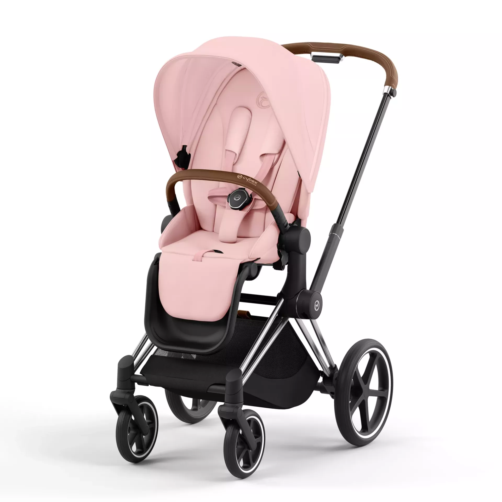 Cybex Priam 4.0 - 2w1 | Peach Pink (Chrome Brown Frame)