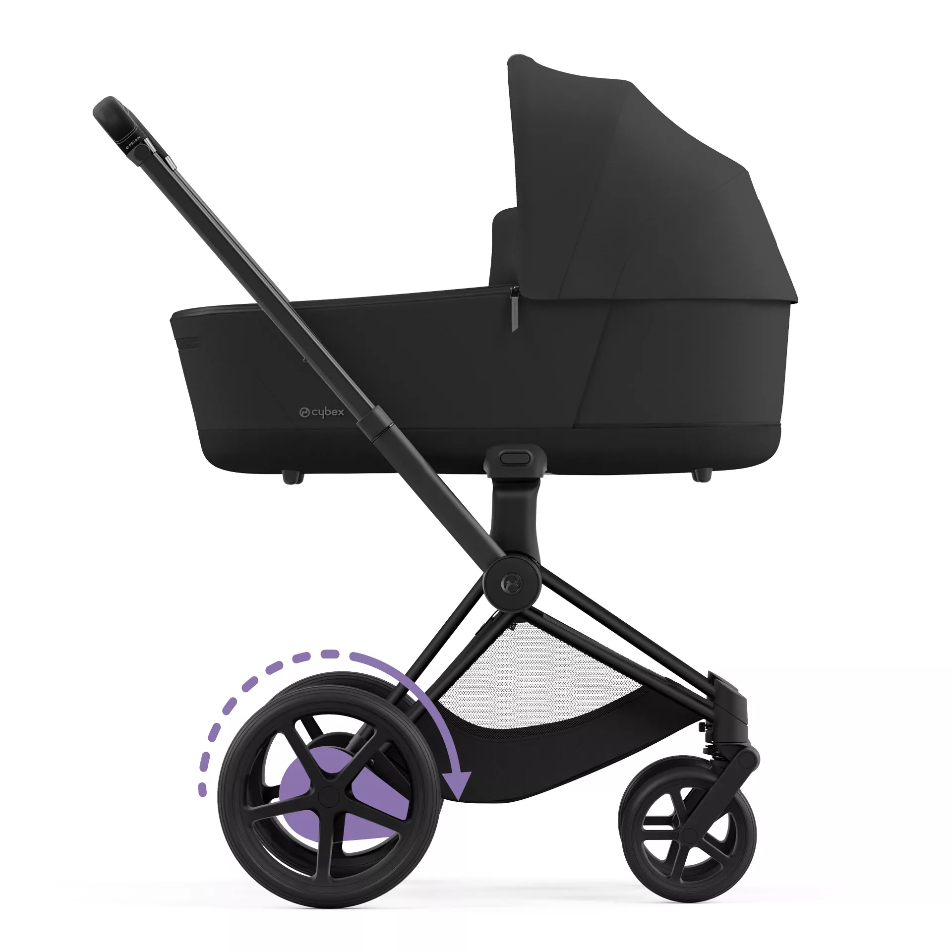 Cybex e-Priam 4.0 - 2w1 | Sepia Black (Matt Black Frame) Cybex e-Priam 4.0 - 2w1 | Sepia Black (Matt Black Frame)