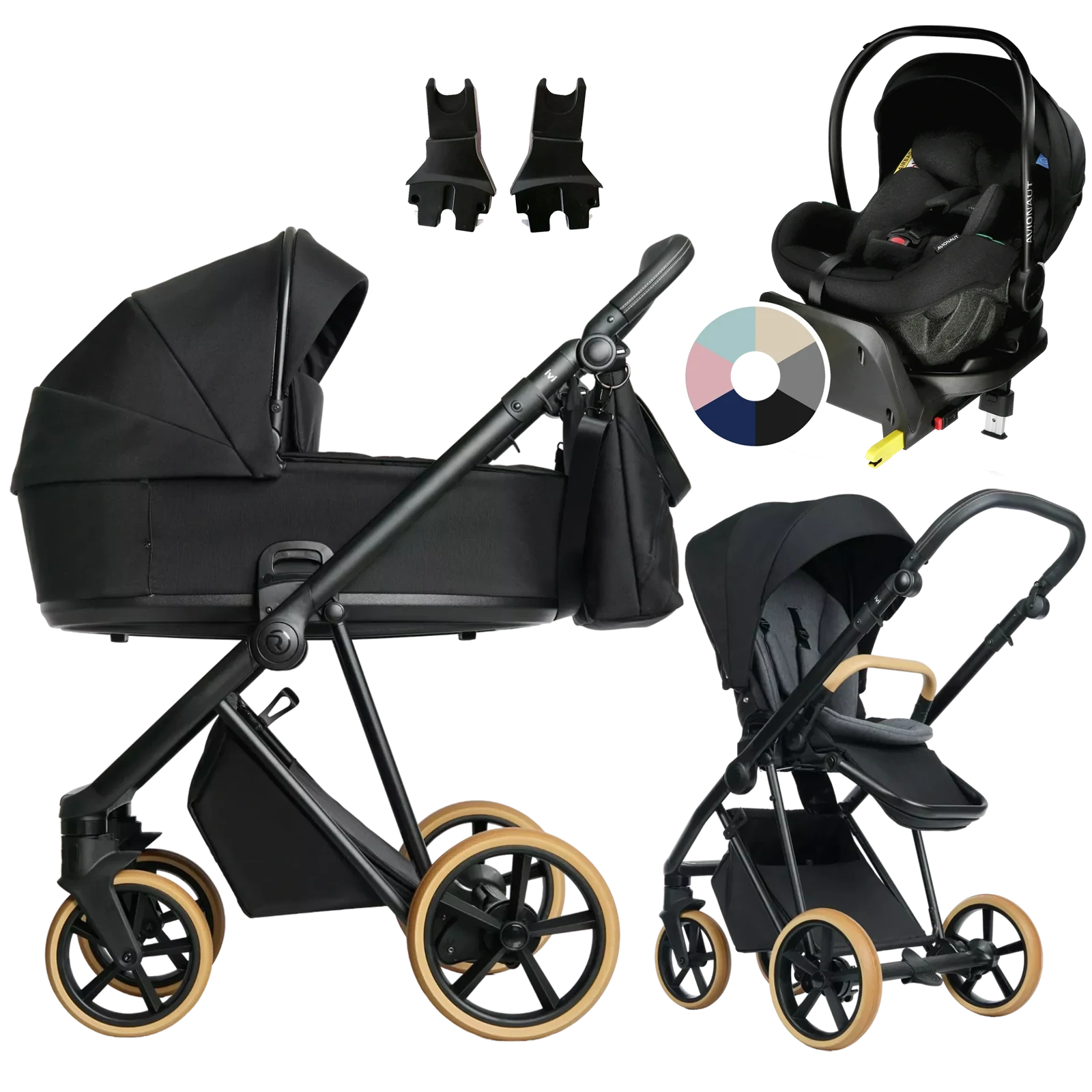 Roan Ivi 2.0 Vintage + Avionaut Pixel Pro 2.0 C + baza IQ Orbit + GRATIS - 4w1 | Caviar