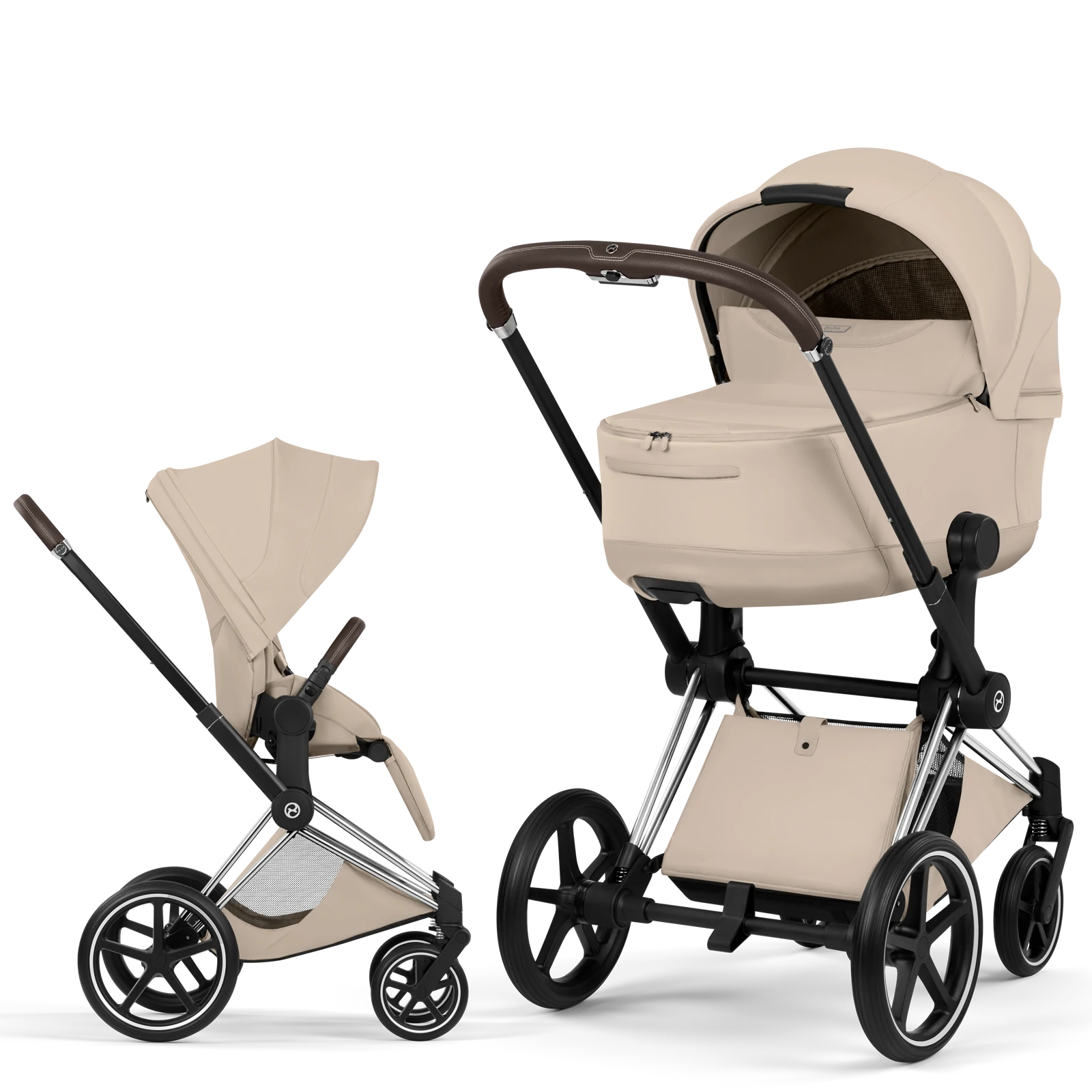 Cybex Priam 5.0 - wózek 2w1 | Cozy Beige - Chrome (Style)