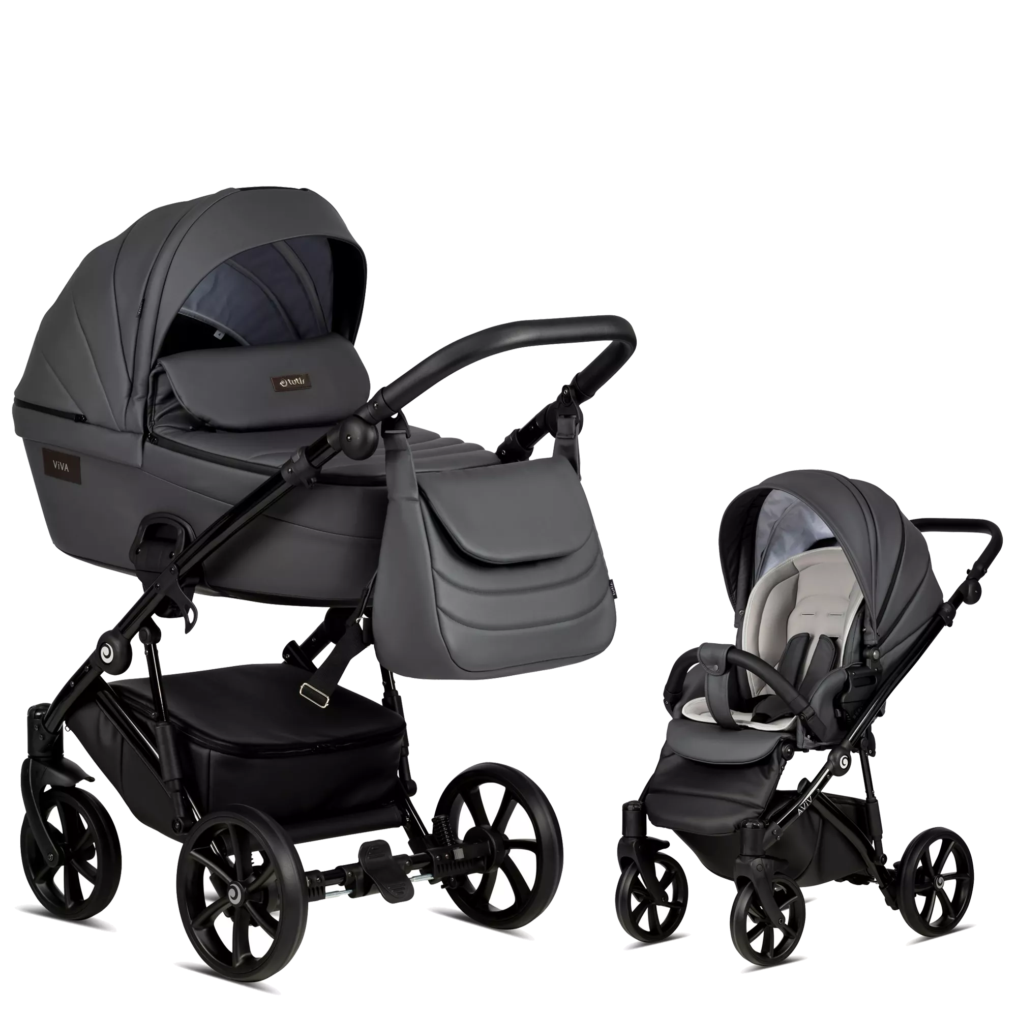 Tutis Viva 4 - 2w1 | 087 Shadow Grey (Leather Collection) Tutis Viva 4 - 2w1 | 087 Shadow Grey (Leather Collection)