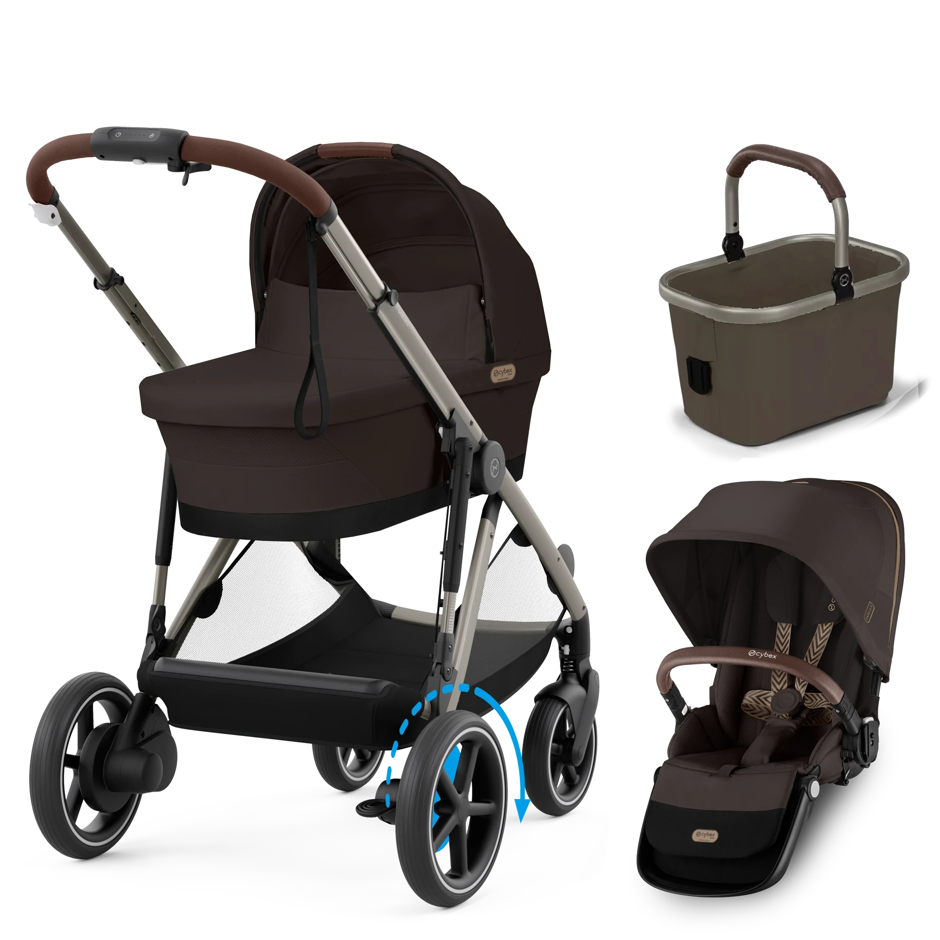 Cybex e-Gazelle S - 2w1 | Chocolate Brown