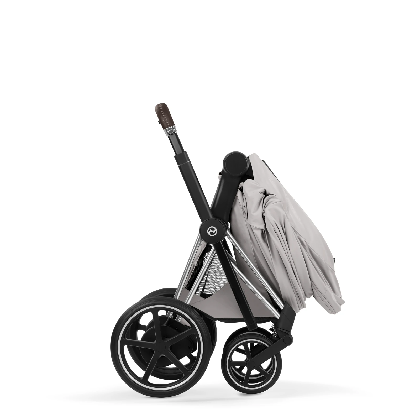 Cybex e-Priam 5.0 - wózek 2w1 | City Grey - Chrome (Style)