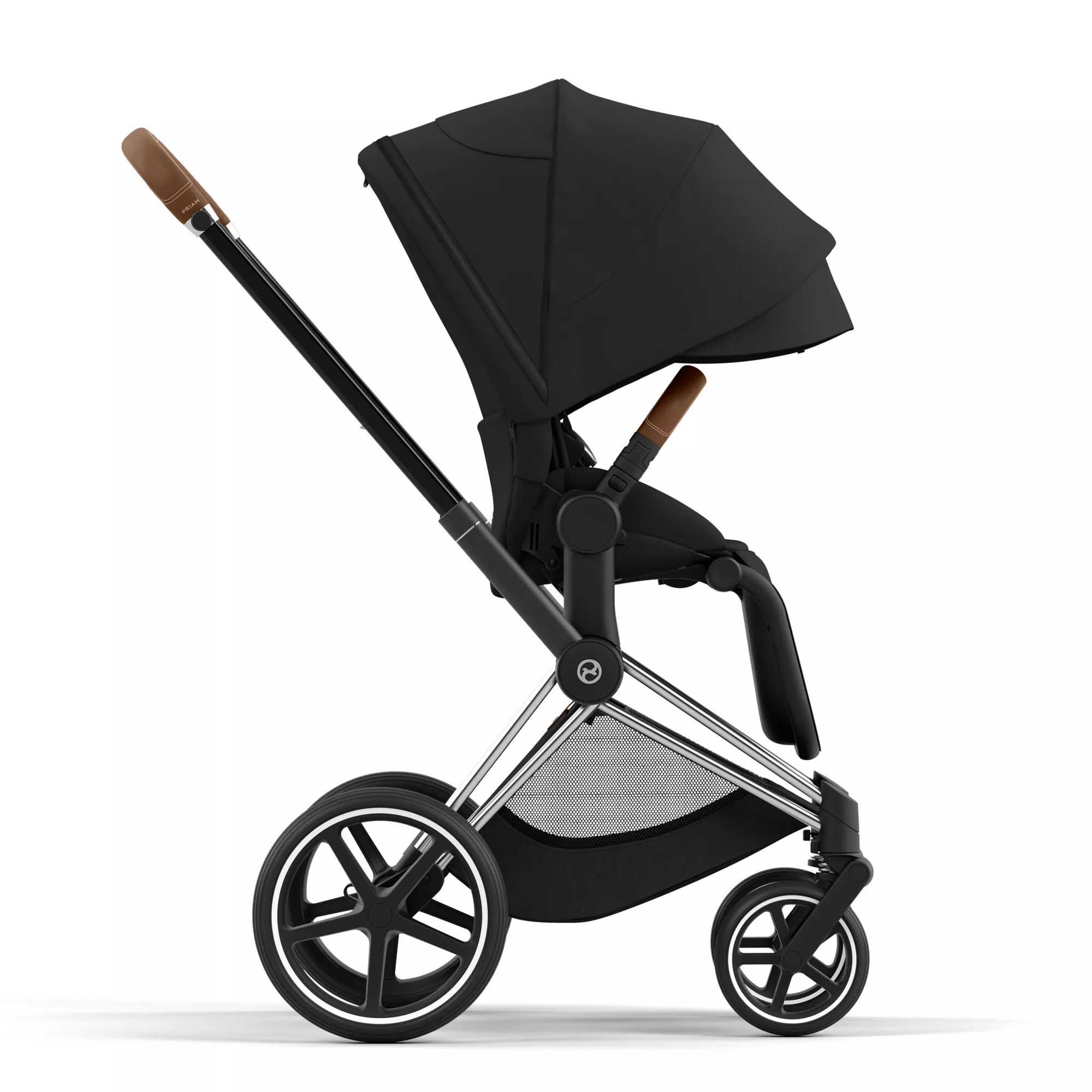 Cybex Priam 4.0 - 2w1 | Sepia Black (Chrome Brown Frame) Cybex Priam 4.0 - 2w1 | Sepia Black (Chrome Brown Frame)