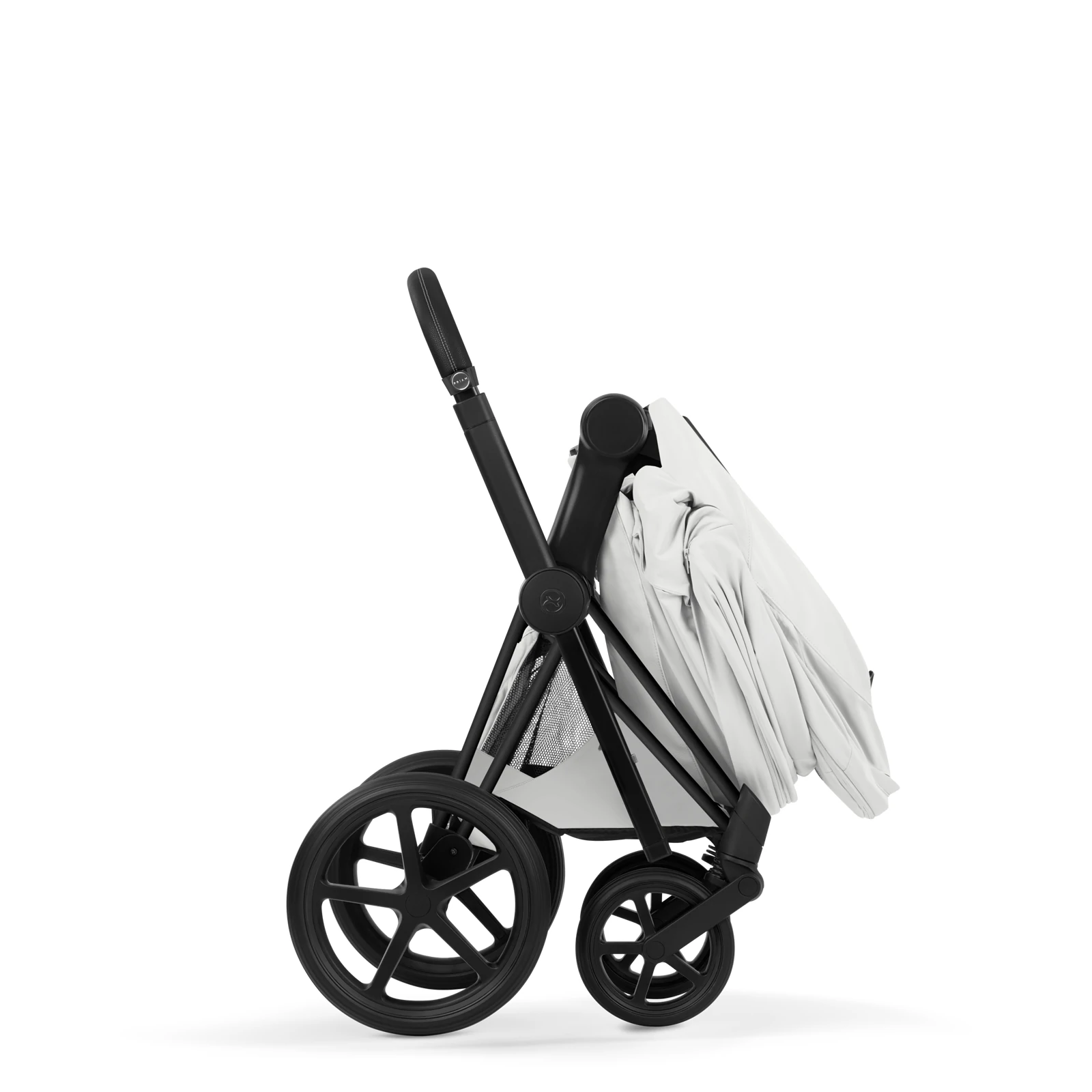 Cybex Priam 5.0 - wózek 4w1 | Off White - Matt Black (Style)