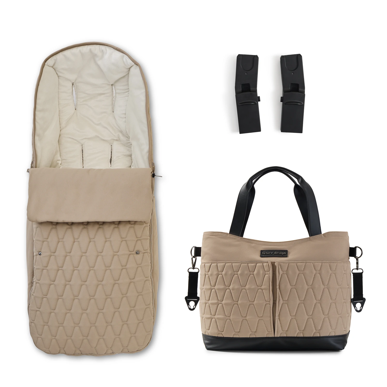 Future Design Inspiro - wózek 2w1 | Almond Cream