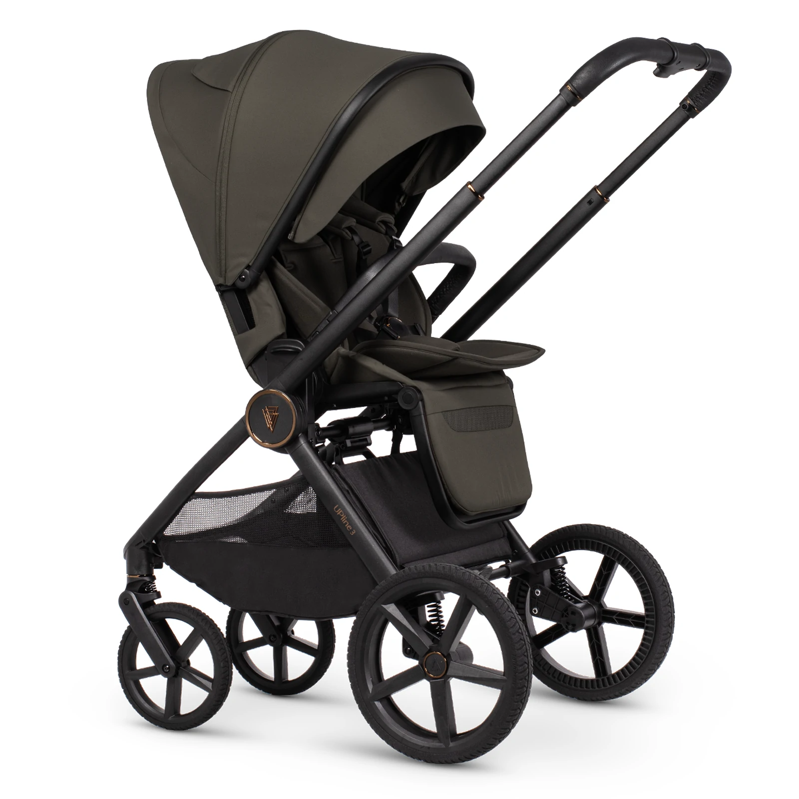 Venicci Upline 3 + Cybex Cloud T + baza T + AKCESORIA - 4w1 | Truffle