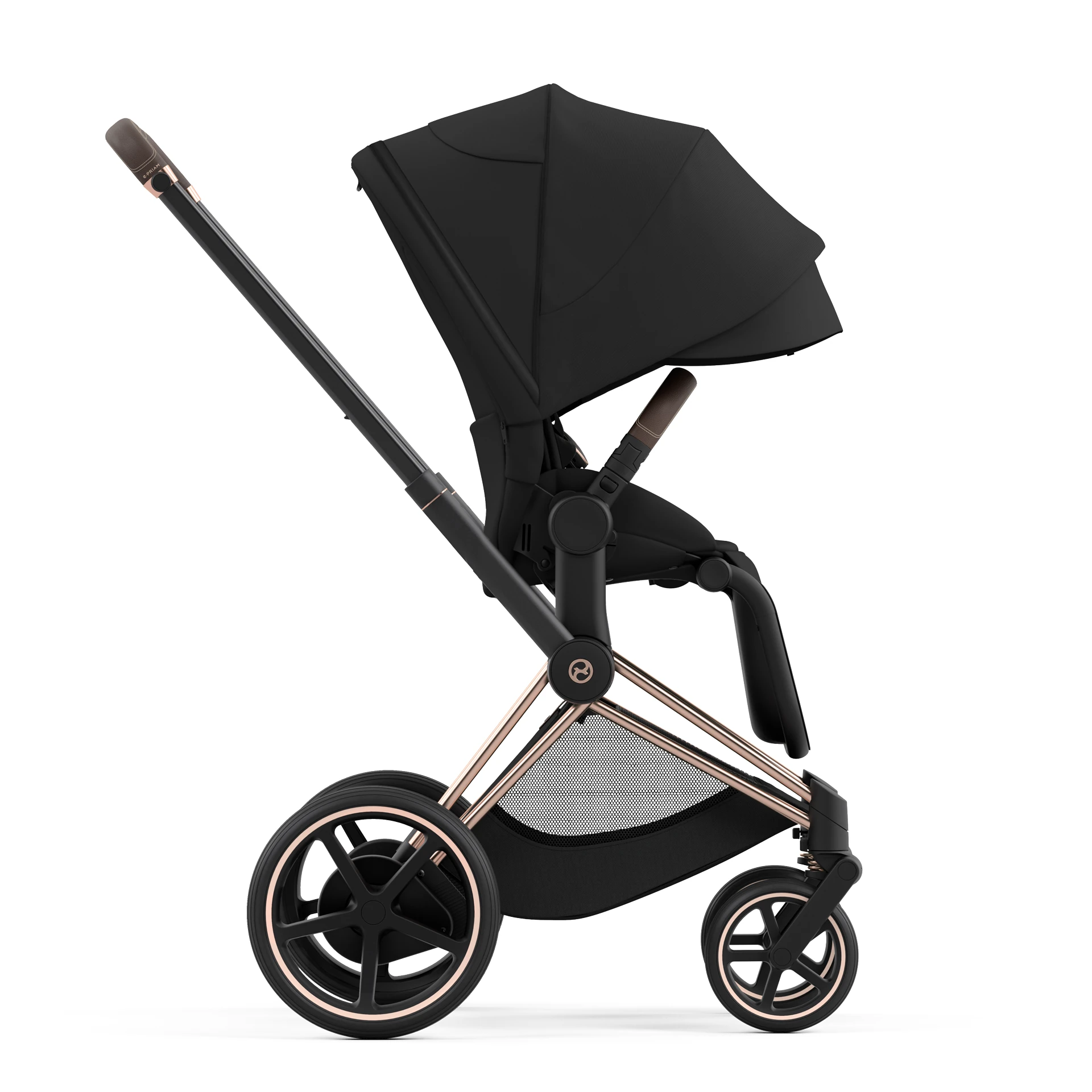 Cybex e-Priam 4.0 - 2w1 | Sepia Black (Rosegold Frame)
