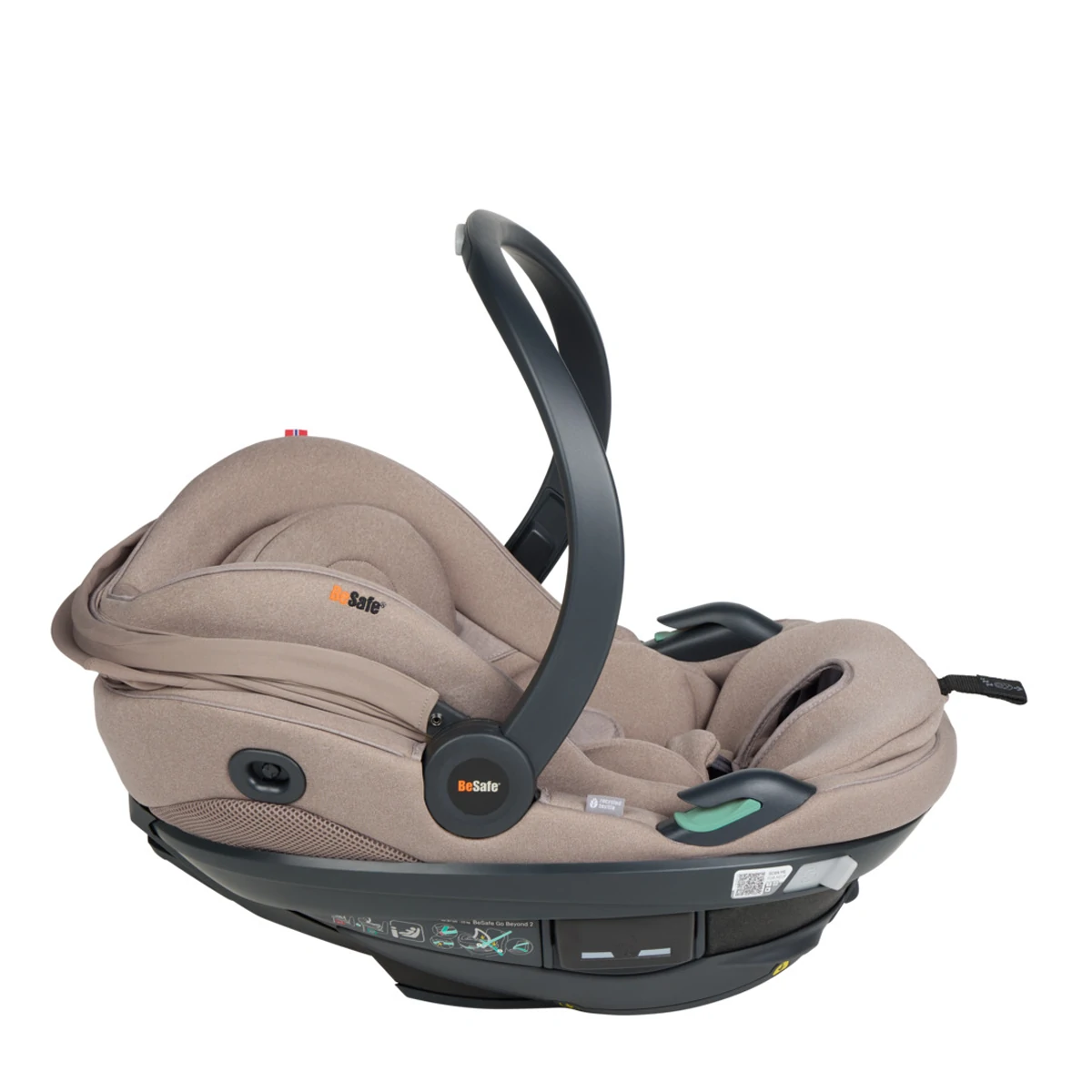 BeSafe Go Beyond 2 + baza Beyond | Dark Sand Soft Breeze