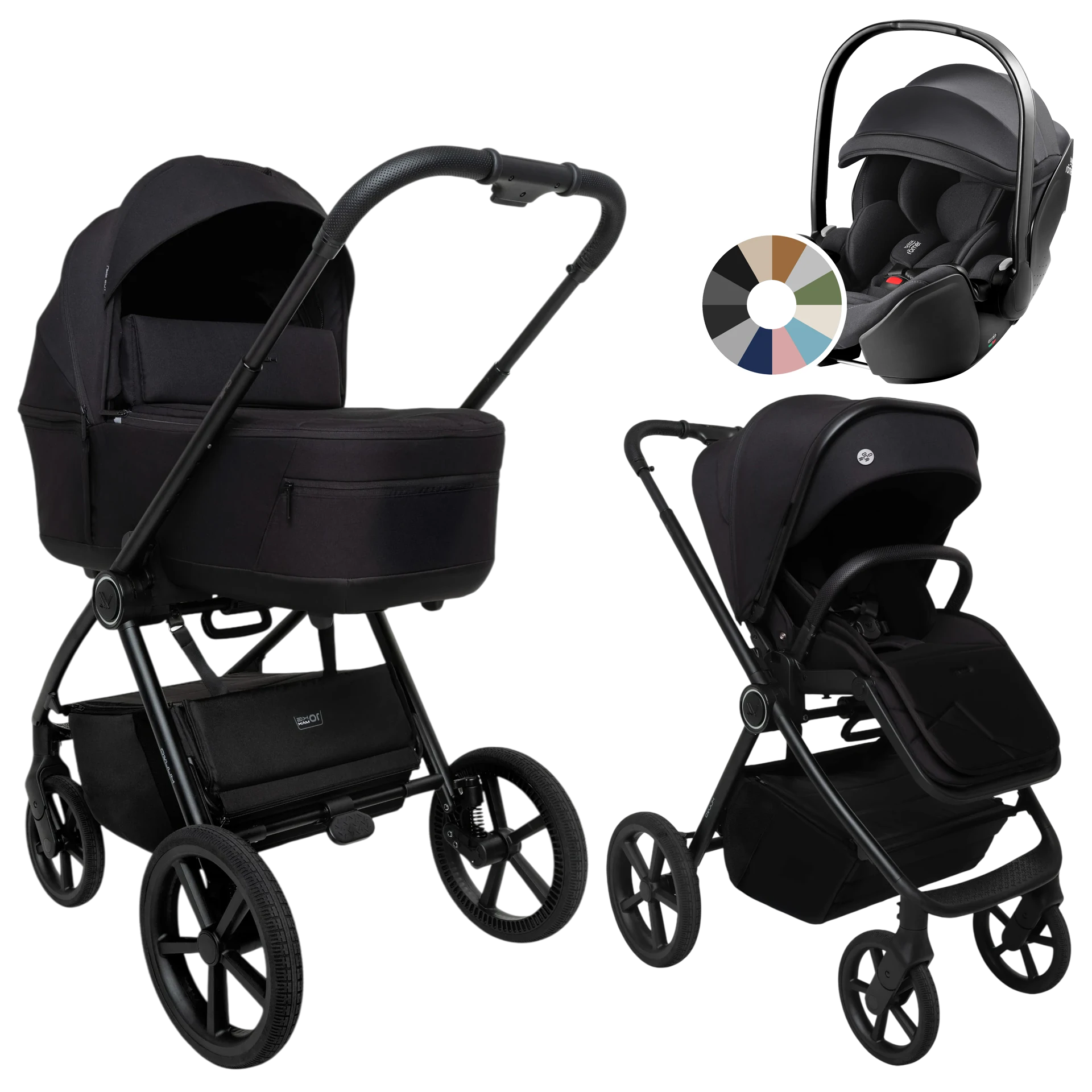 Muuvo One + Britax Römer Baby-Safe Pro +GRATIS - 3w1 | Negro