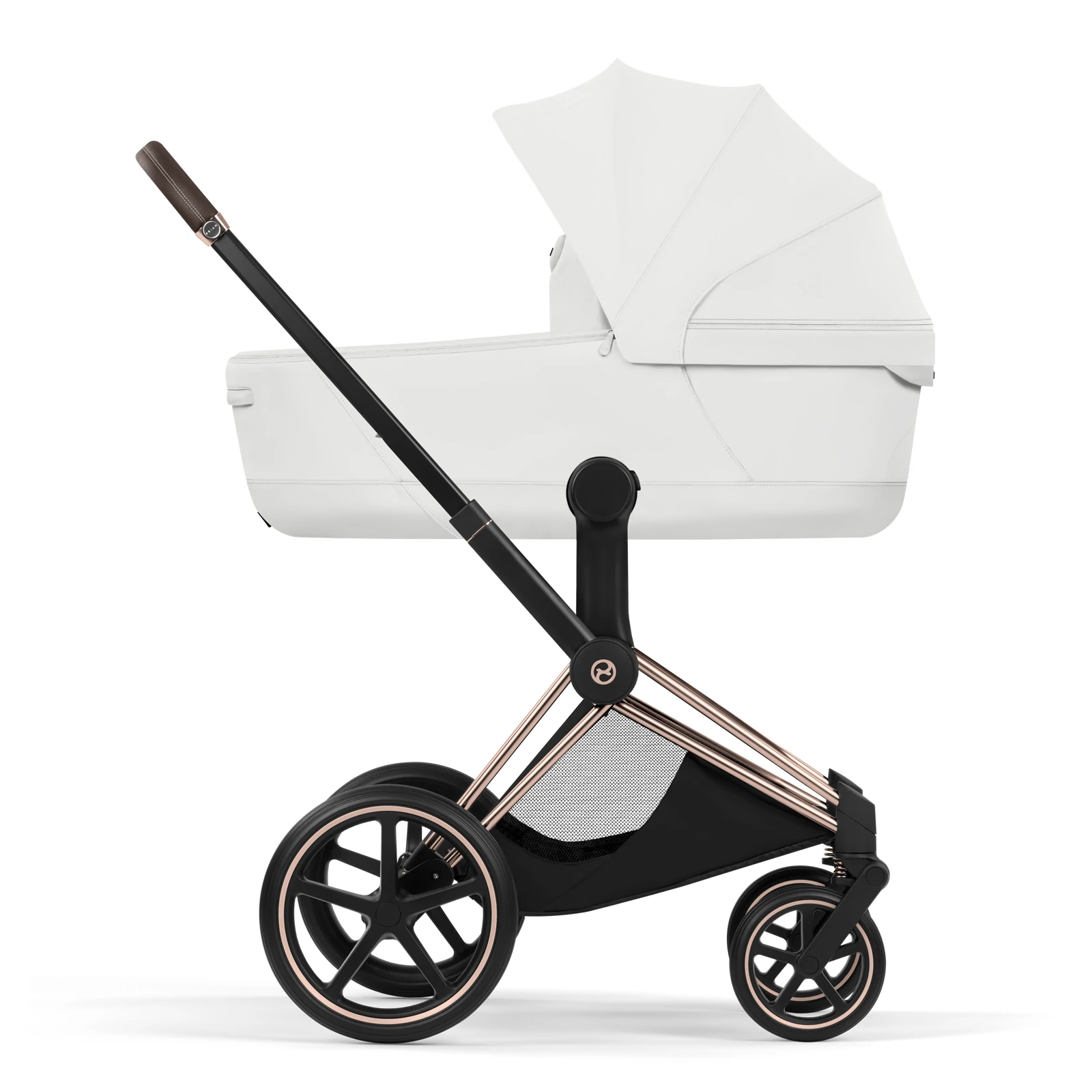 Cybex Priam 5.0 - wózek 4w1 | Off White - Rosegold (Style)