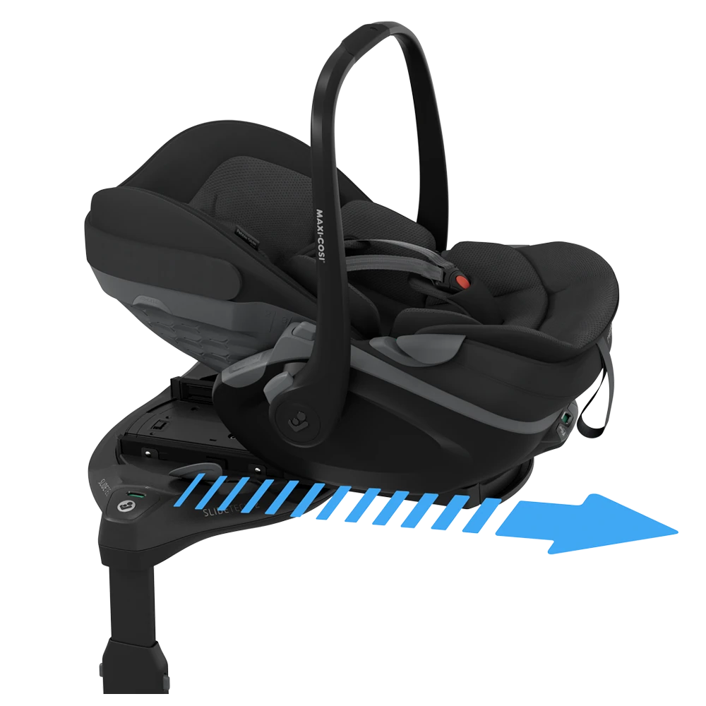 Maxi-Cosi Pebble Slide Pro + baza FamilyFix Slide Pro | Black Onyx