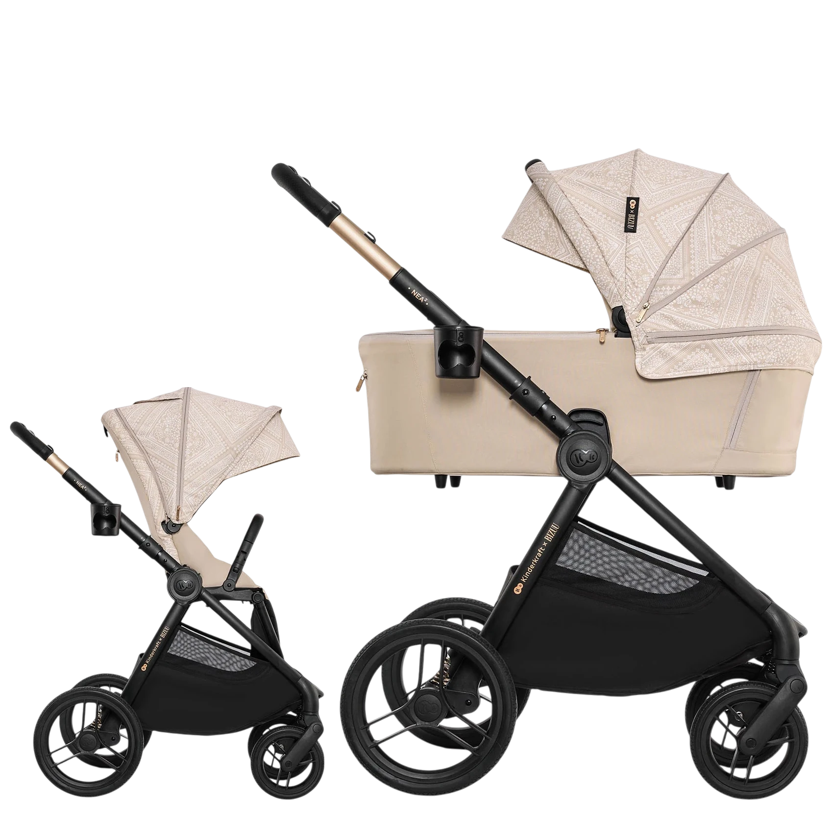 Kinderkraft Nea 2 - 2w1 | Whisper Dune (Kinderkraft x Bizuu)