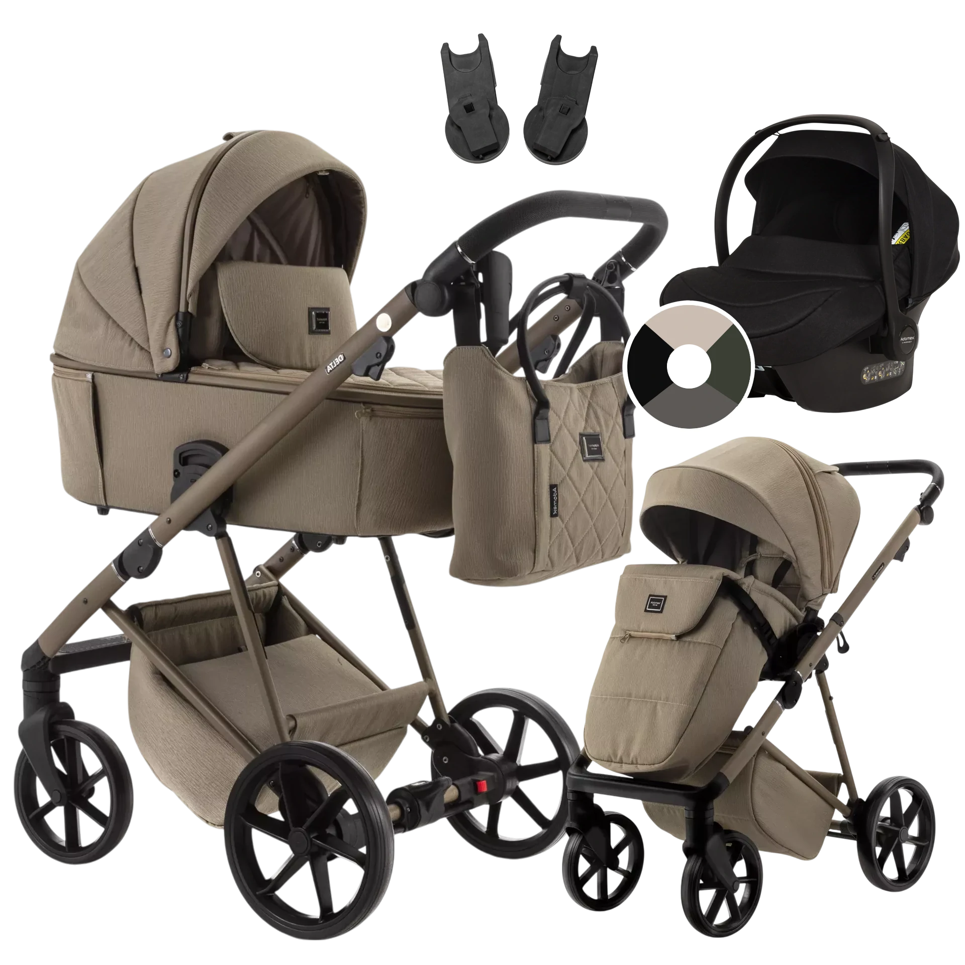 Adamex Delta Natura + Adamex Cosmo 2.0 +GRATIS - 3w1 | Taupe