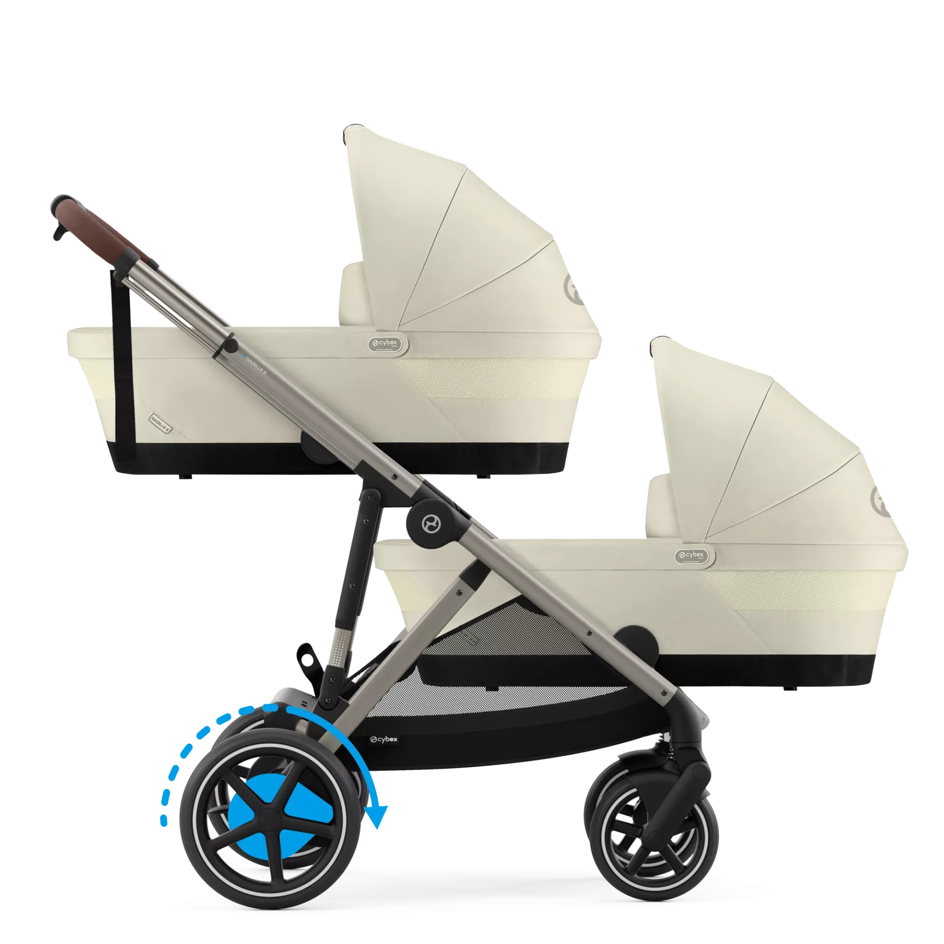 Cybex e-Gazelle S Twin | Seashell Beige