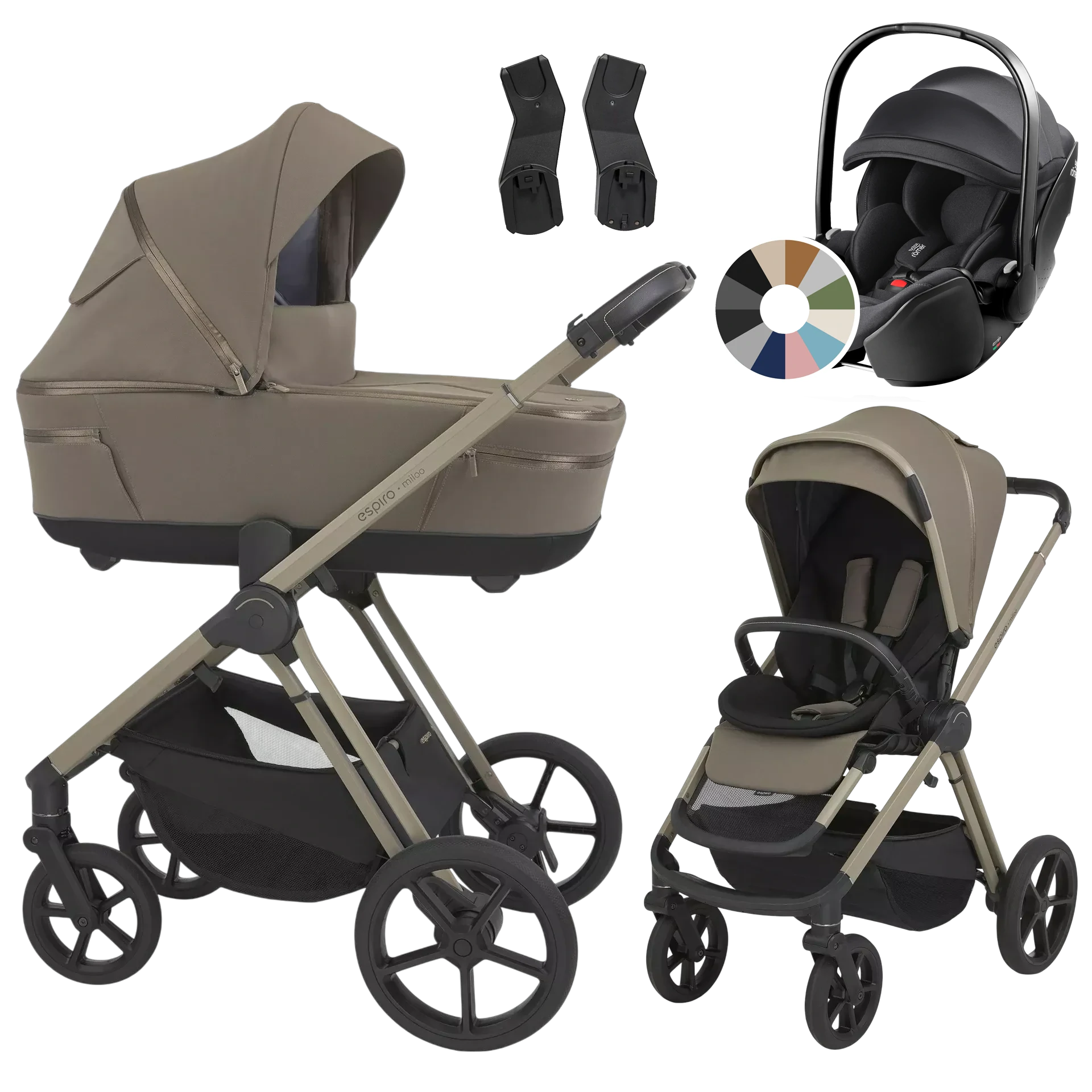 Espiro Miloo + Britax Römer Baby-Safe Pro +GRATIS - 3w1 | 209 Charming Touch