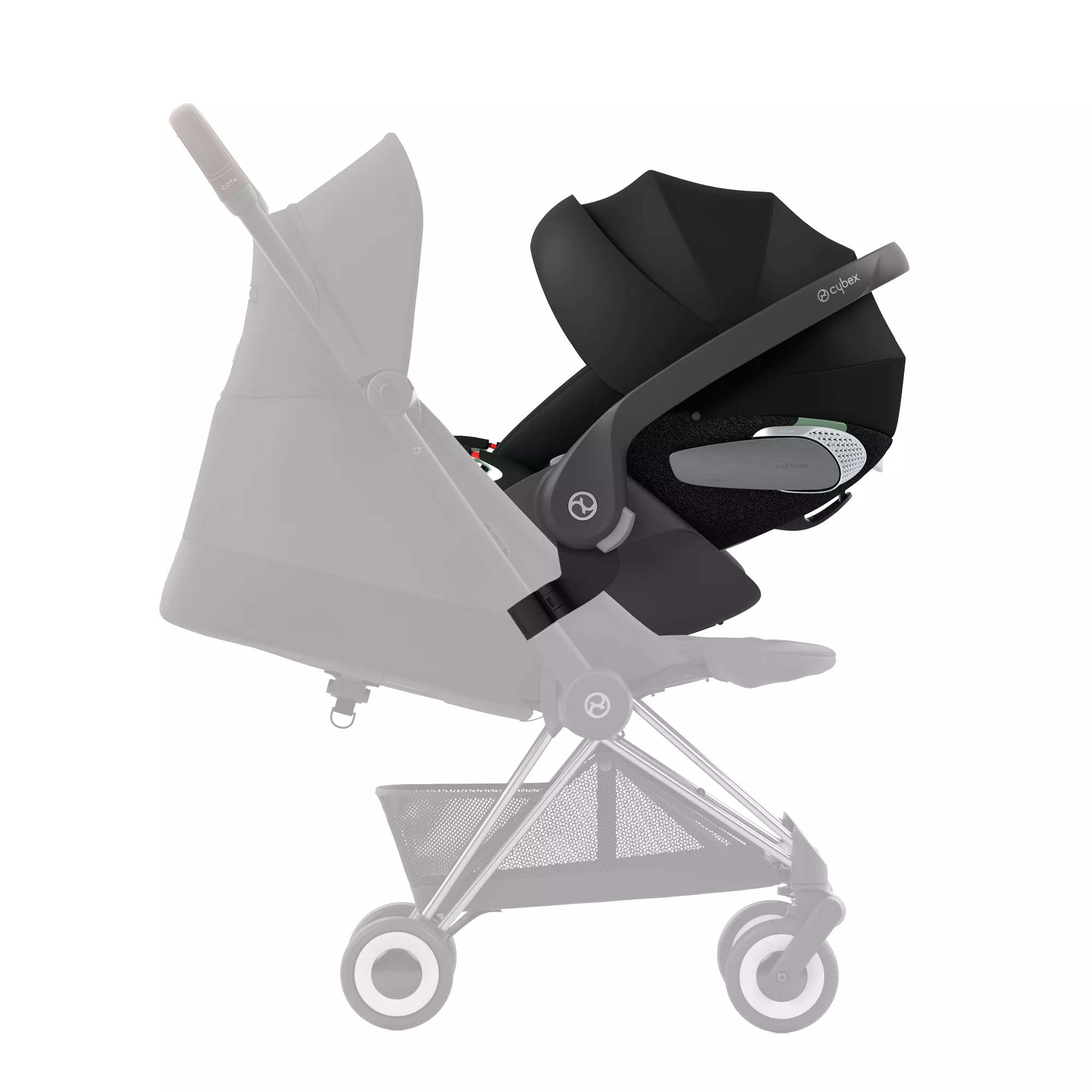 Cybex Cloud T i-Size + baza Cybex Base T | Sepia Black (Comfort) Cybex Cloud T i-Size + baza Cybex Base T | Sepia Black (Comfort)
