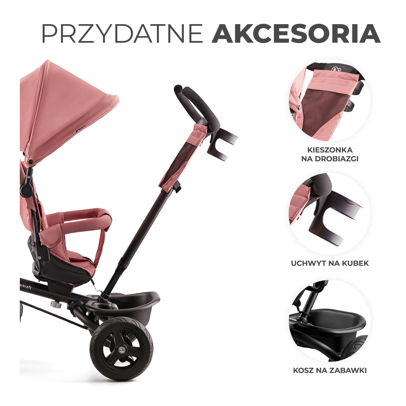 Kinderkraft Aveo | Rose Pink Kinderkraft Aveo | Rose Pink