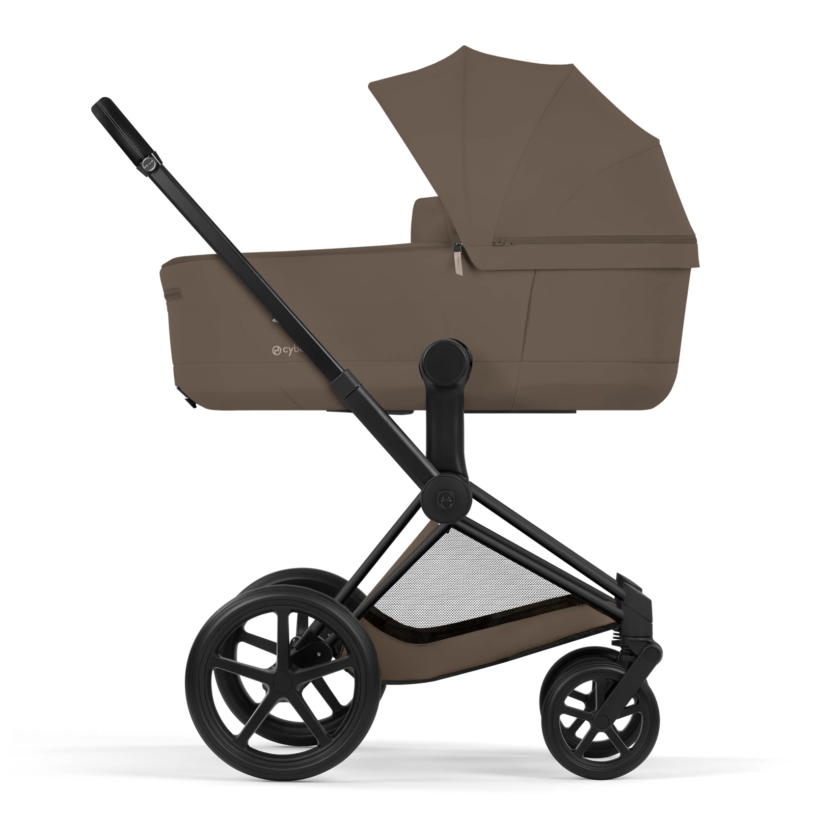 Cybex Priam 5.0 - wózek 4w1 | Coconut Brown - Matt Black (Comfort)