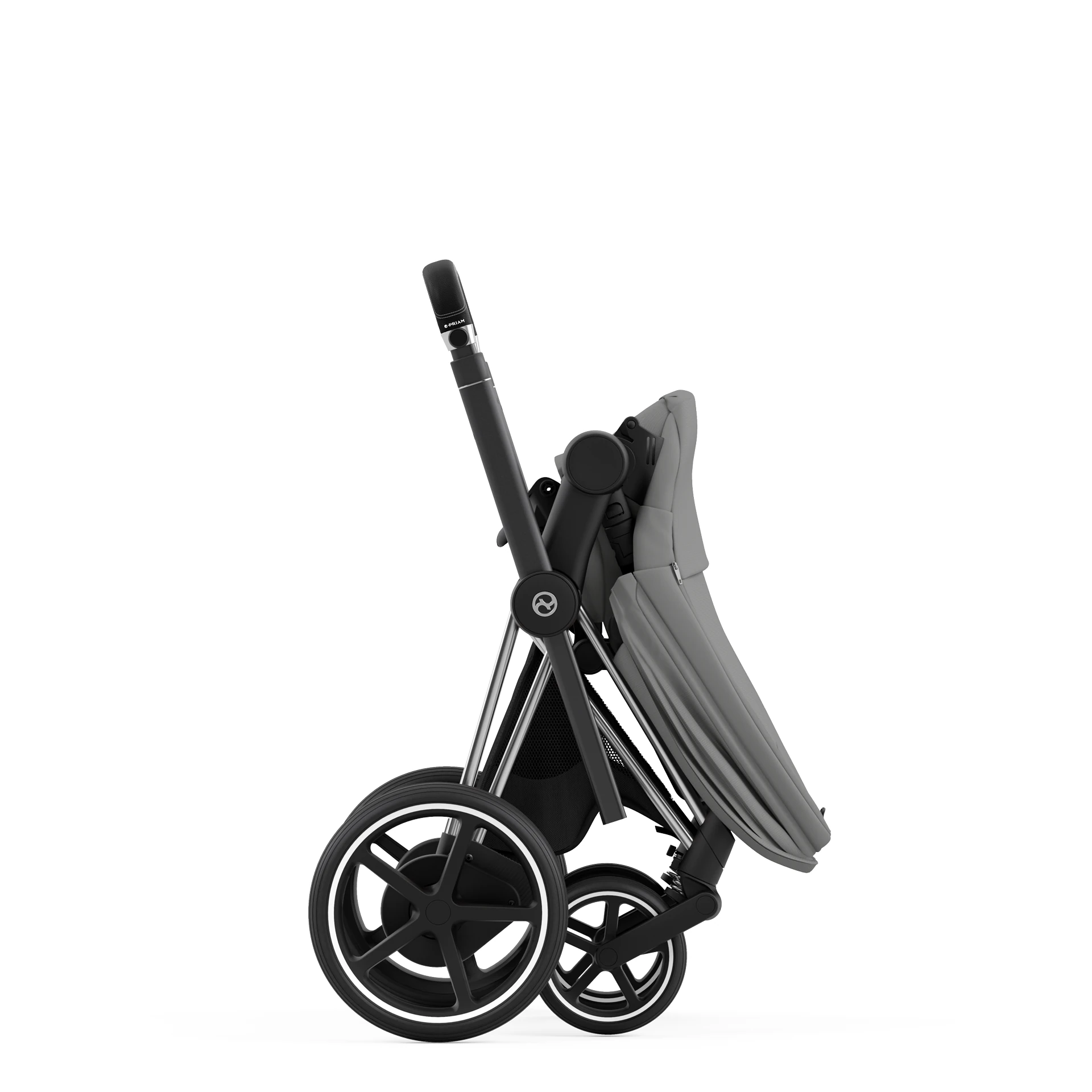 Cybex e-Priam 4.0 - 2w1 | Mirage Grey (Chrome Black Frame) Cybex e-Priam 4.0 - 2w1 | Mirage Grey (Chrome Black Frame)