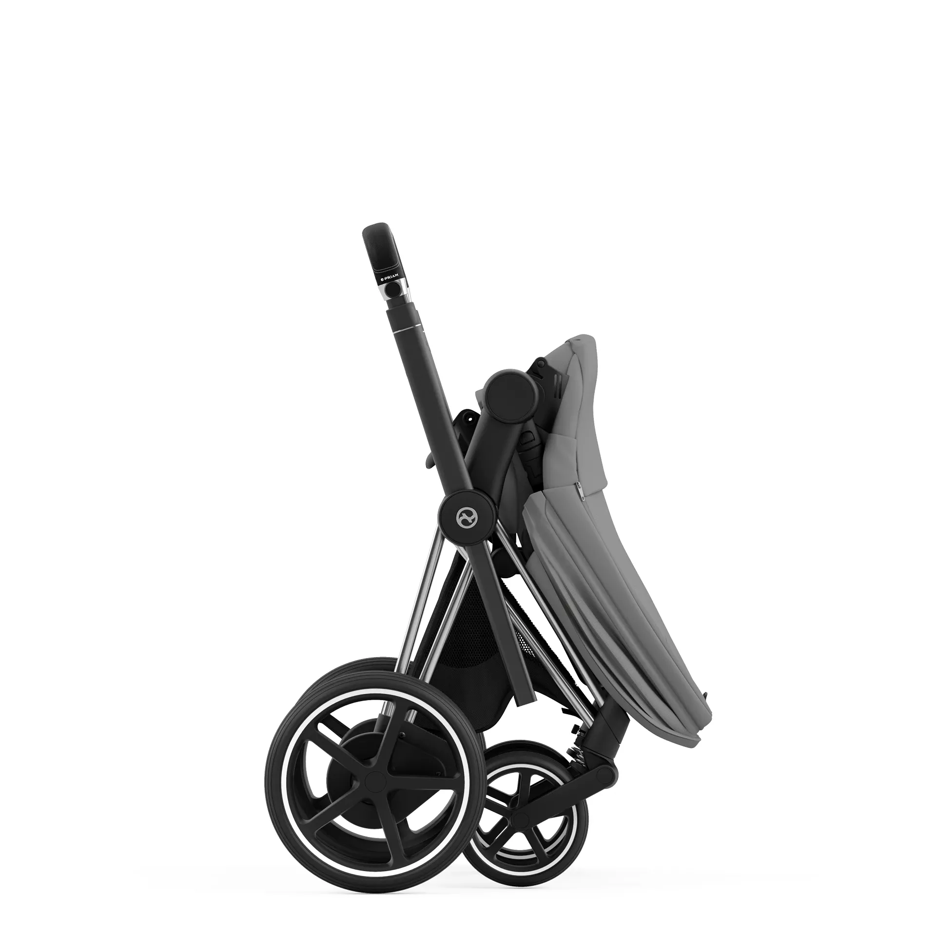 Cybex e-Priam 4.0 - 2w1 | Mirage Grey (Chrome Black Frame) Cybex e-Priam 4.0 - 2w1 | Mirage Grey (Chrome Black Frame)