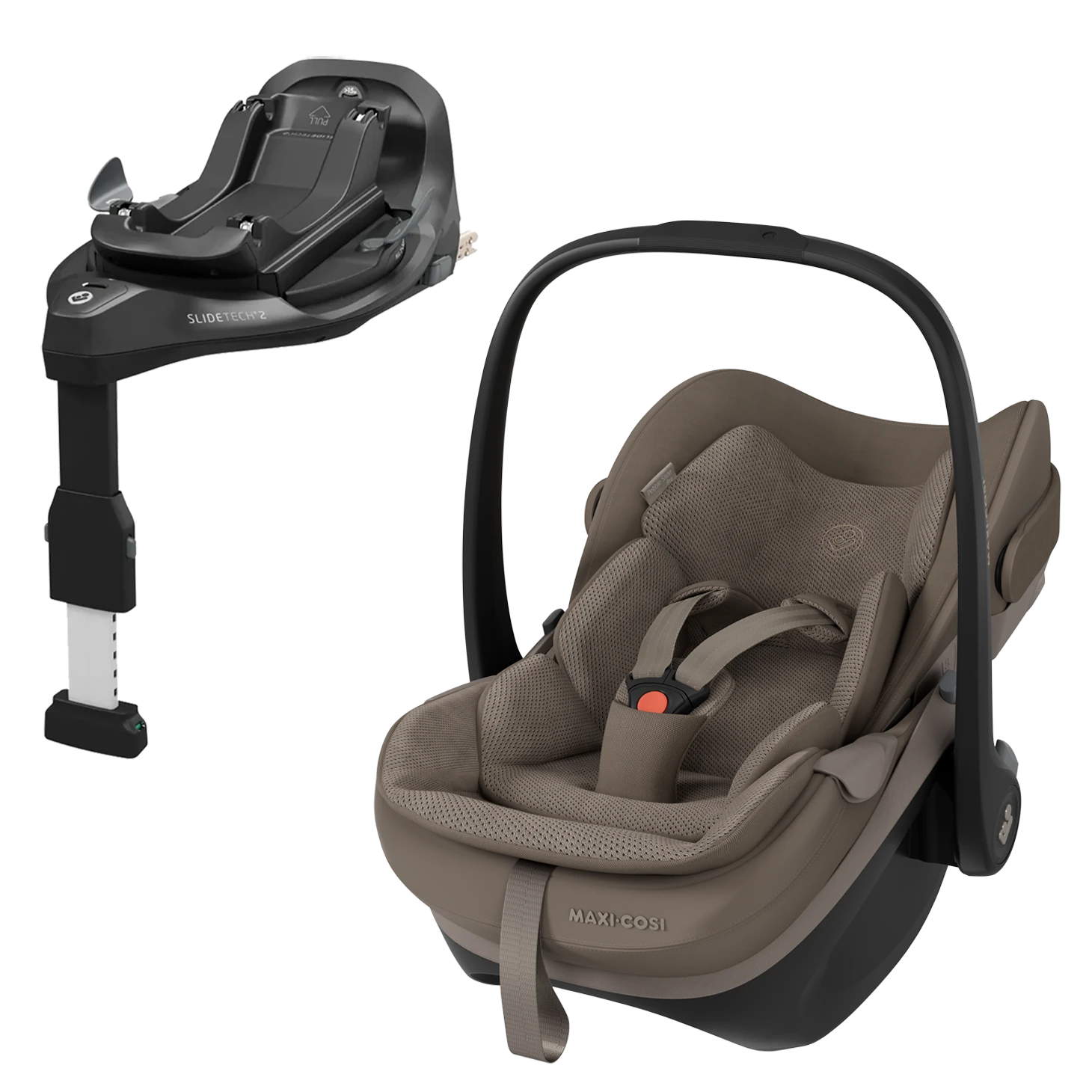 Maxi-Cosi Pebble Slide Pro + baza FamilyFix Slide Pro | Oak Truffle