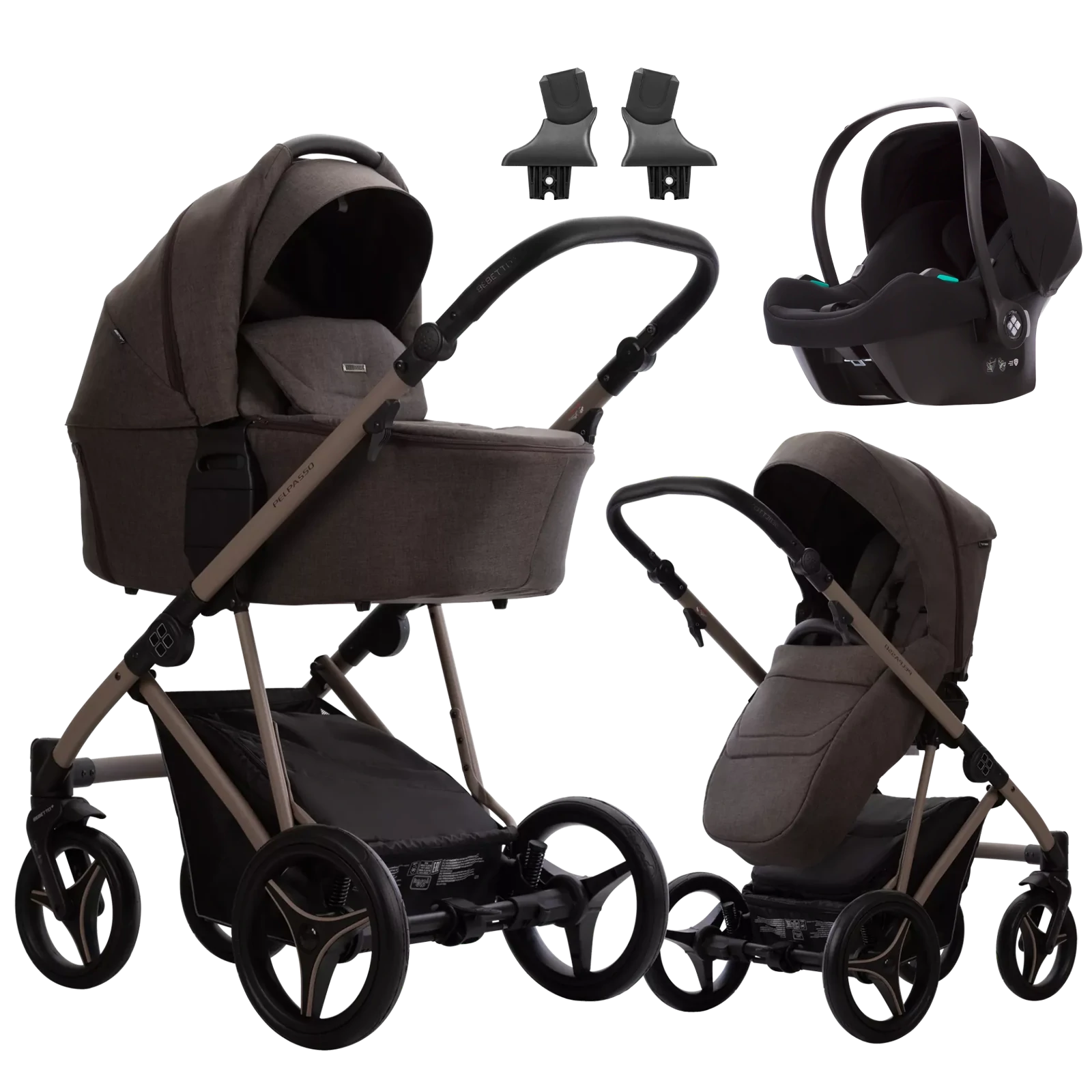 Bebetto Pelpasso + Bebetto Cosmo 2.0 +GRATIS - 3w1 | 03 Kaszmir