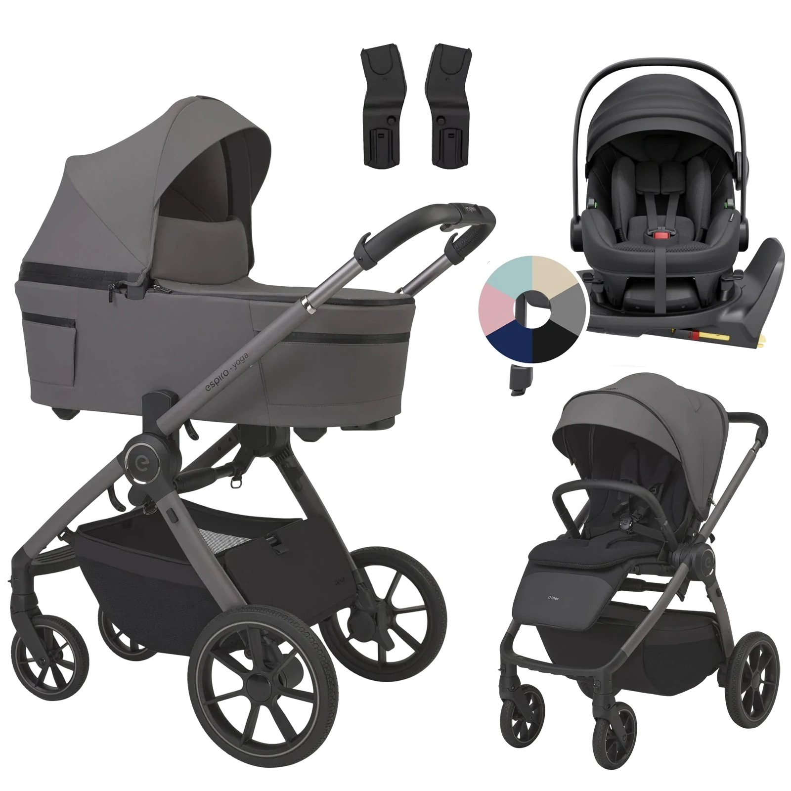 Espiro Yoga + Avionaut Pixel 3 + baza IQ Orbit + GRATIS - 4w1 | 217 Gray Zen