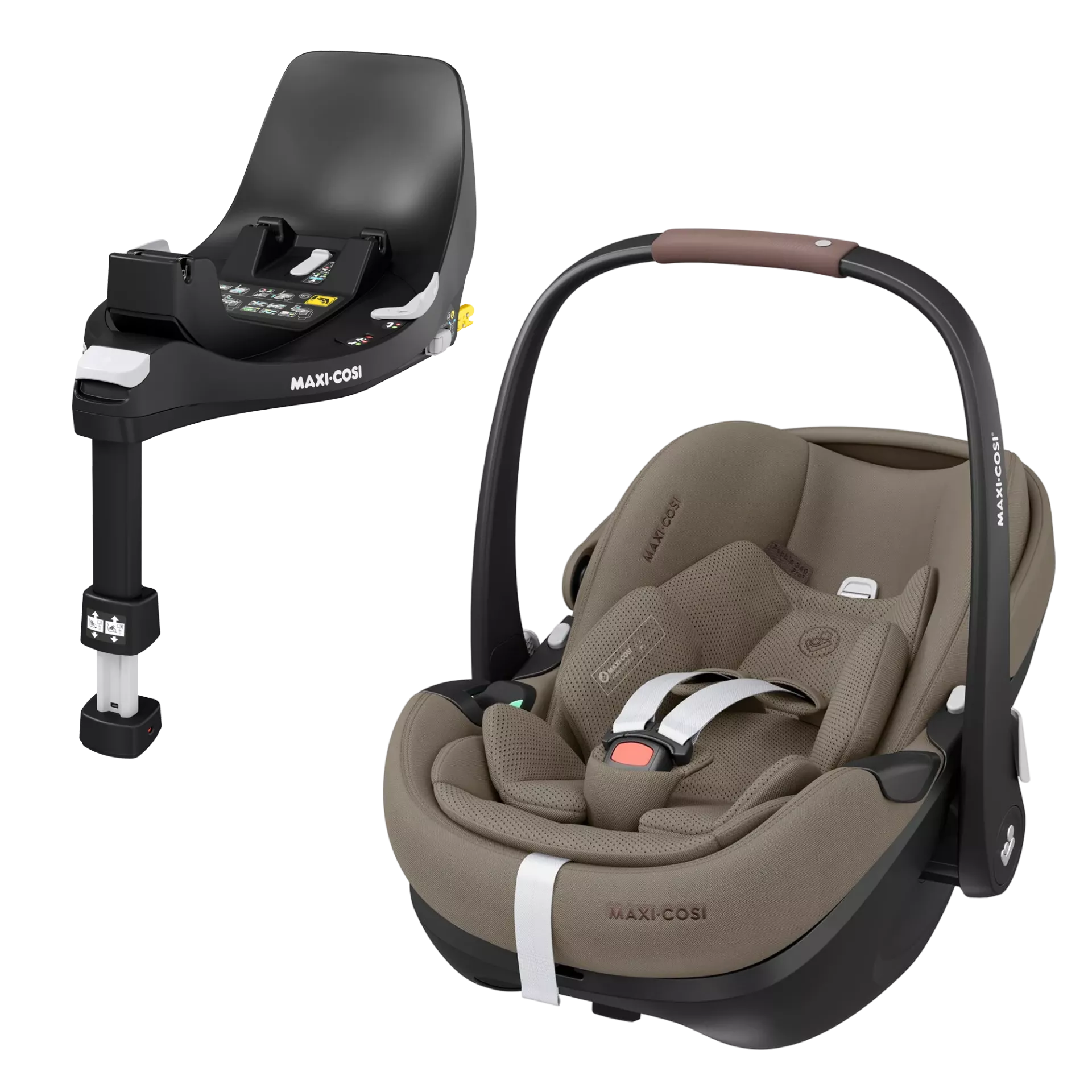 Maxi-Cosi Pebble 360 Pro2 + baza FamilyFix 360 Pro | Twillic Truffle Maxi-Cosi Pebble 360 Pro2 + baza FamilyFix 360 Pro | Twillic Truffle