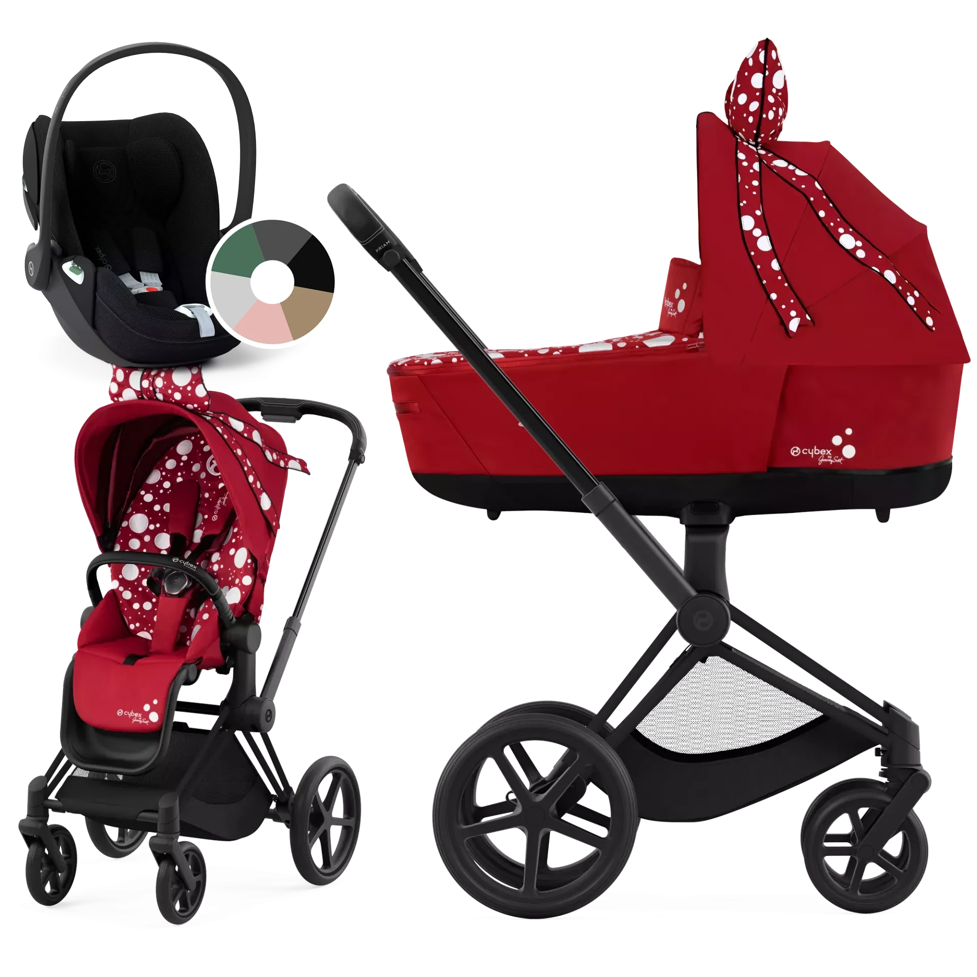 Cybex Priam 4.0 + Cybex Cloud T i-Size - 3w1 | Petticoat - Design Collaborations