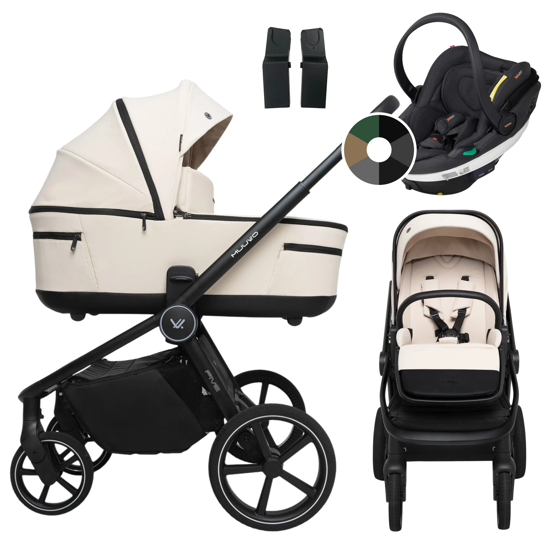 Muuvo Five + BeSafe Go Beyond +GRATIS - 3w1 | Desert Sand