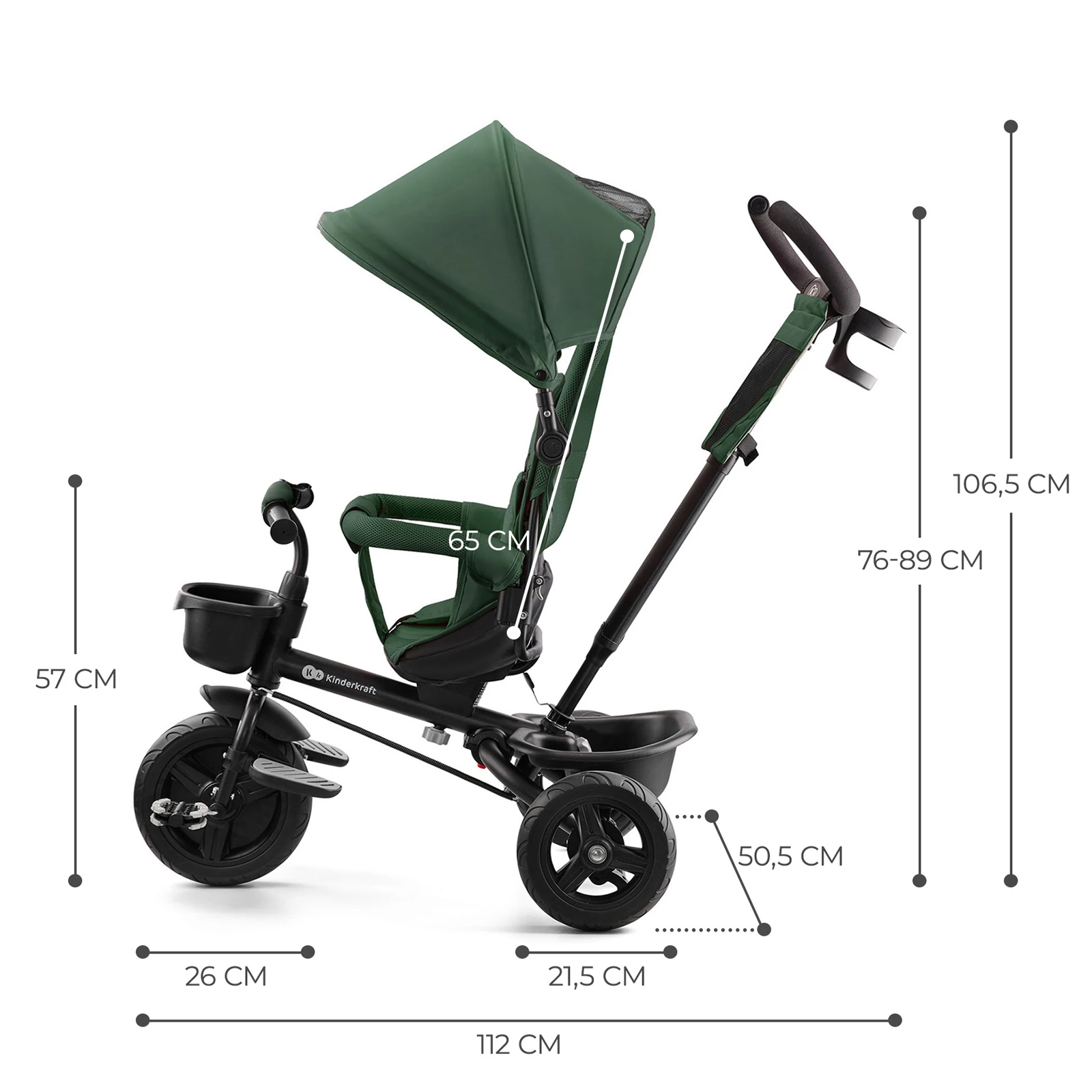 Kinderkraft Aveo | Mystic Green Kinderkraft Aveo | Mystic Green