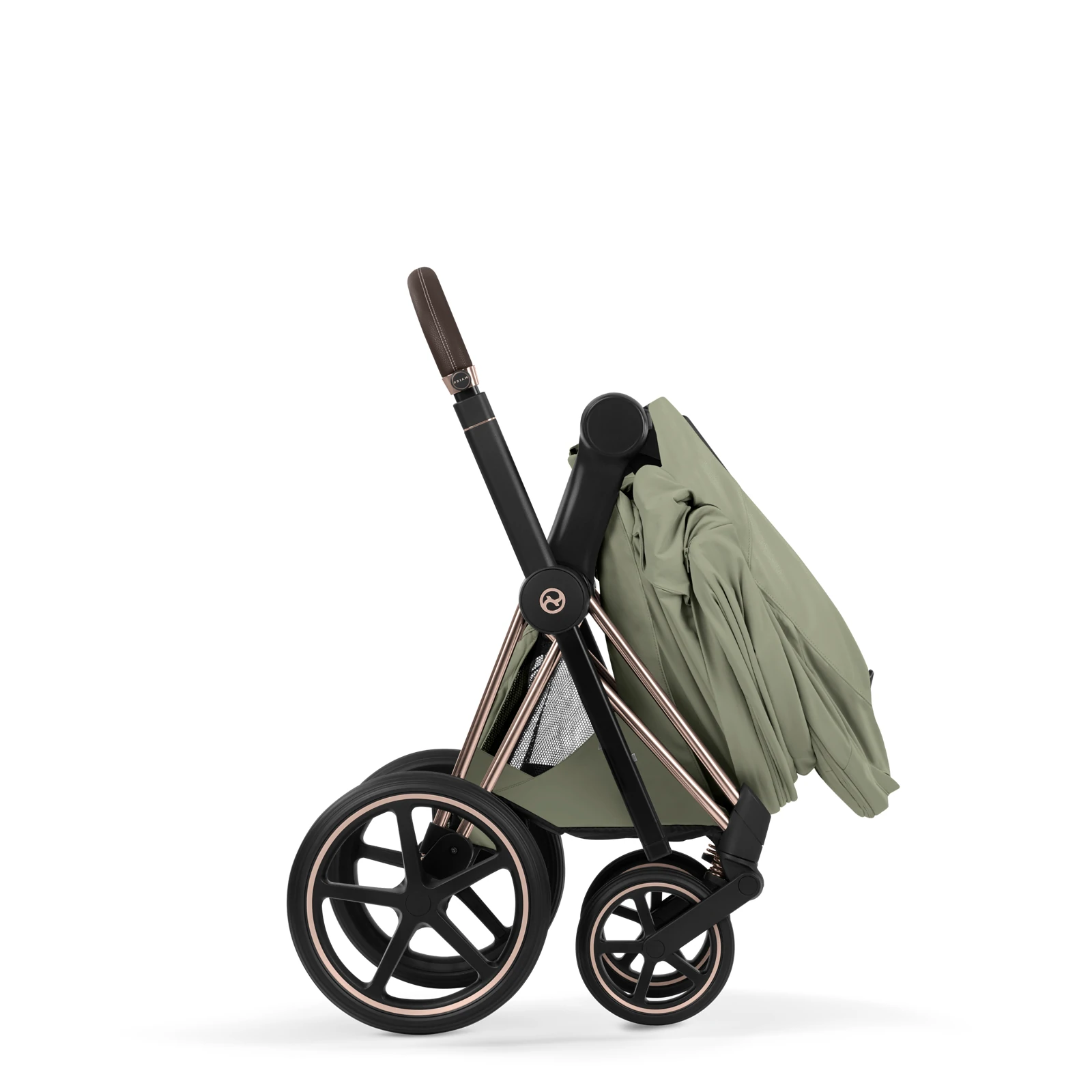 Cybex Priam 5.0 - wózek 4w1 | Sage Green - Rosegold (Style)