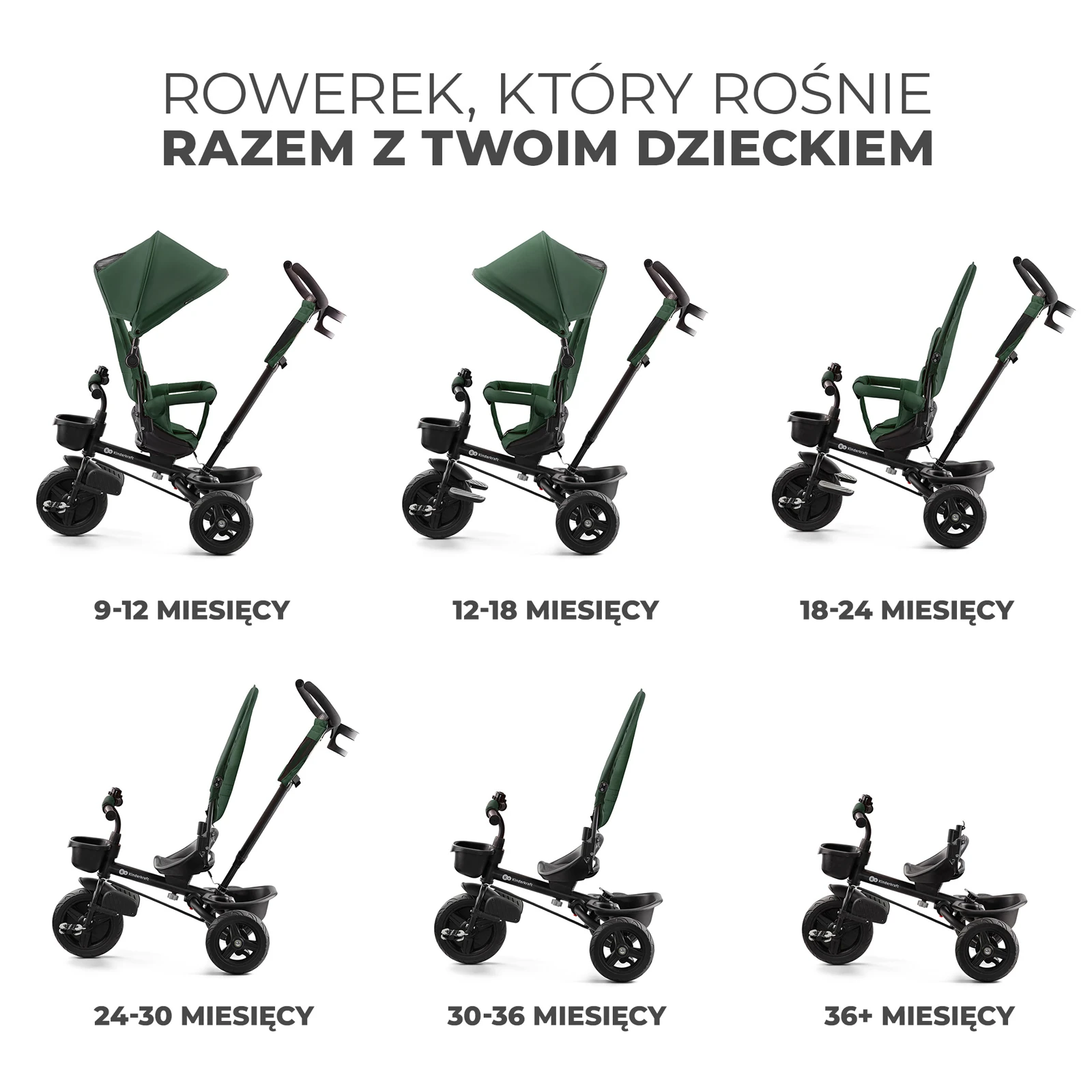 Kinderkraft Aveo | Mystic Green Kinderkraft Aveo | Mystic Green
