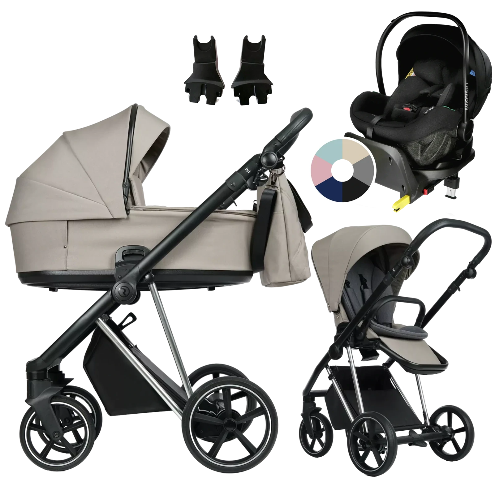 Roan Ivi 2.0 Vintage + Avionaut Pixel Pro 2.0 C + baza IQ Orbit + GRATIS - 4w1 | Hazel