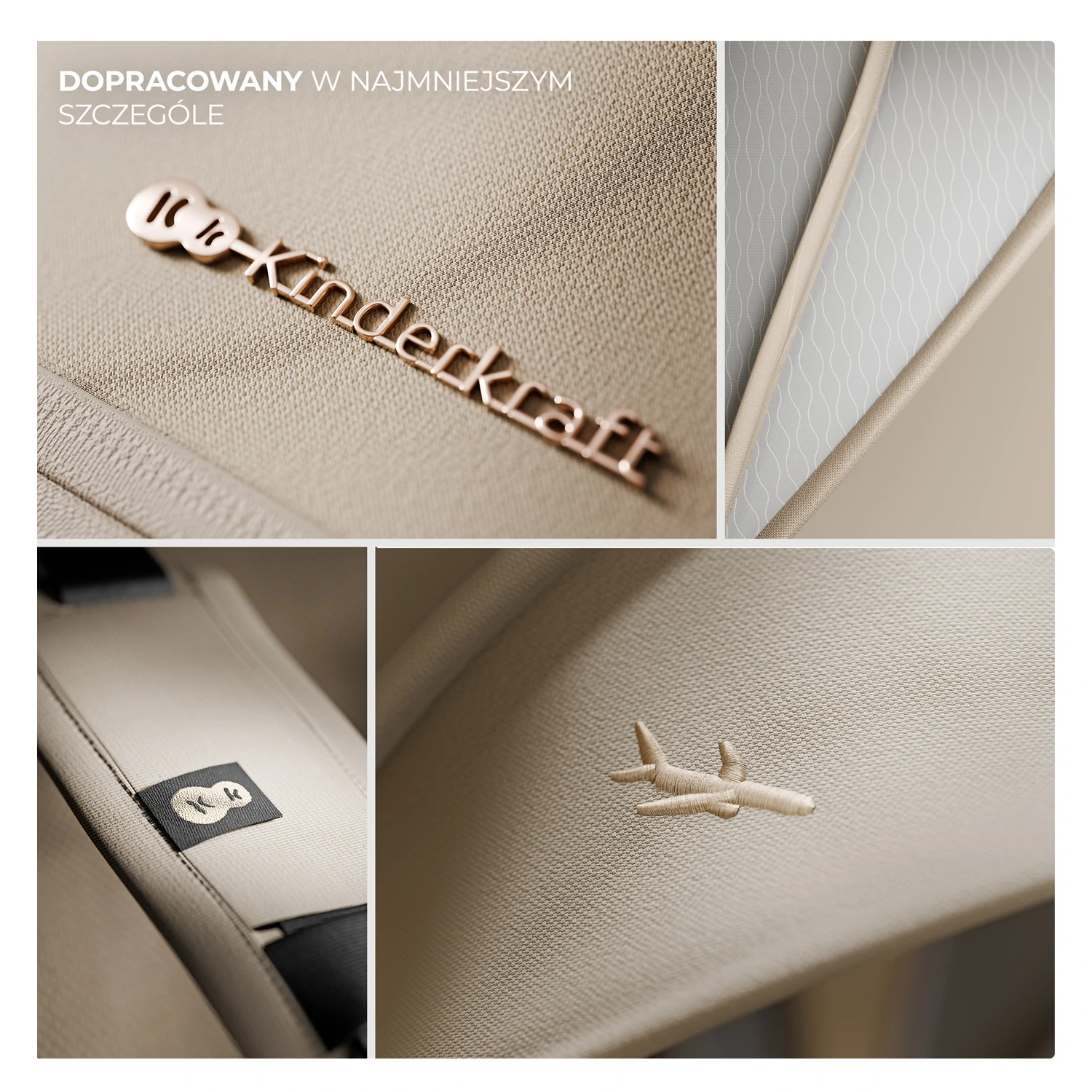 Kinderkraft Pilot 2 | Soft Beige Kinderkraft Pilot 2 | Soft Beige